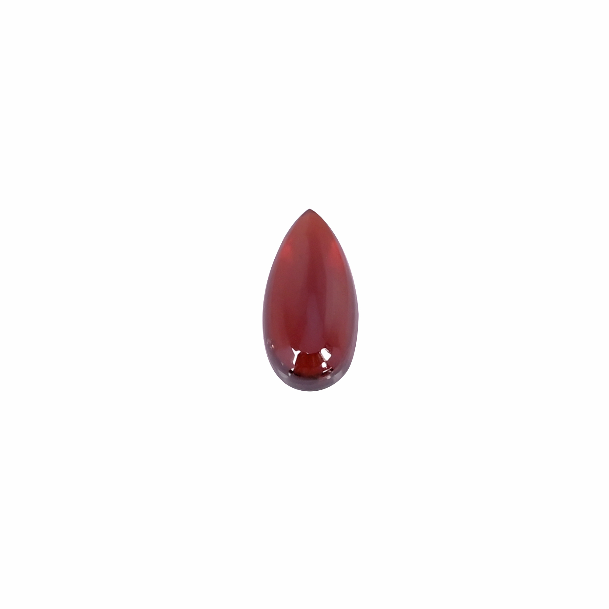 Natural Hyderabadi Garnet 24 Carat 11x6mm Pear Shape Loose Gemstone