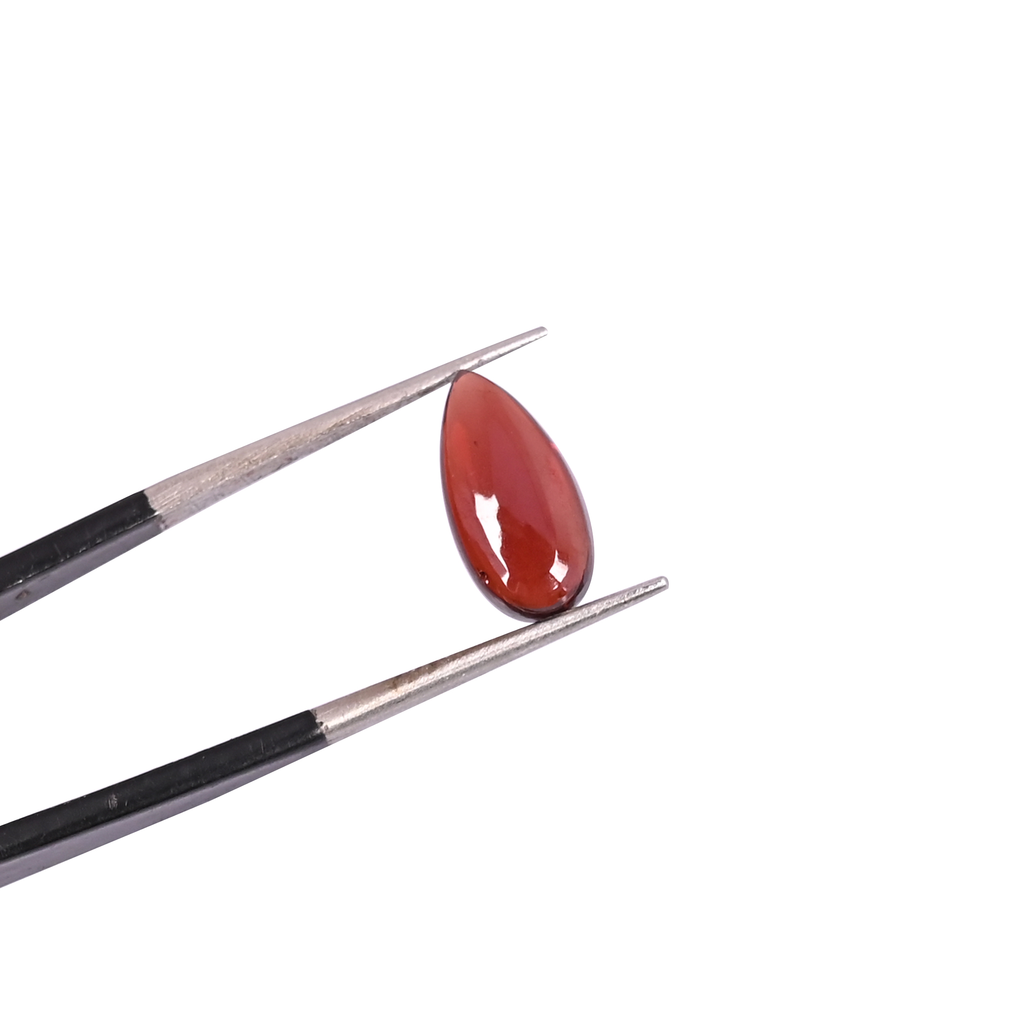Natural Hyderabadi Garnet 24 Carat 11x6mm Pear Shape Loose Gemstone