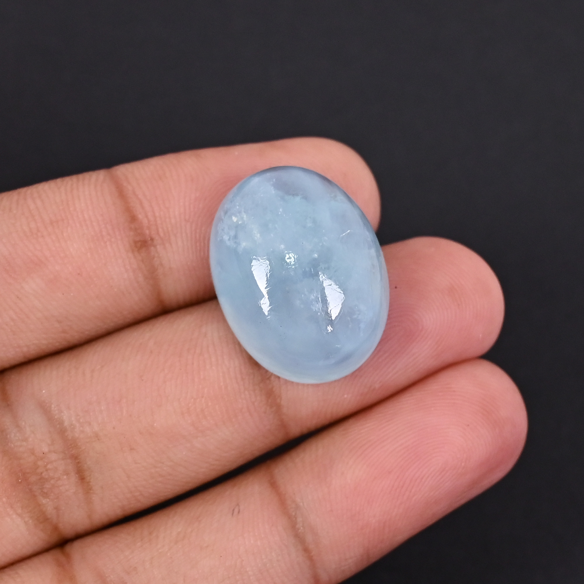 Natural Aquamarine 305 Carat 22x17mm Oval Shape Loose Gemstone