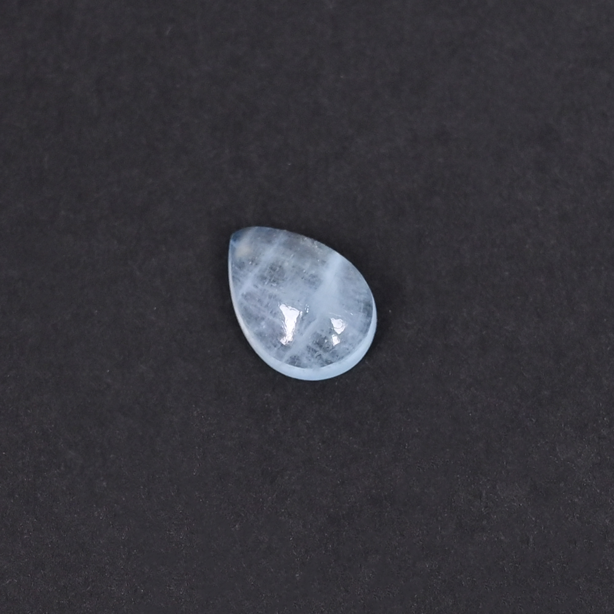 Natural Aquamarine 24 Carat 11x7mm Pear Cabochon Shape Loose Gemstone