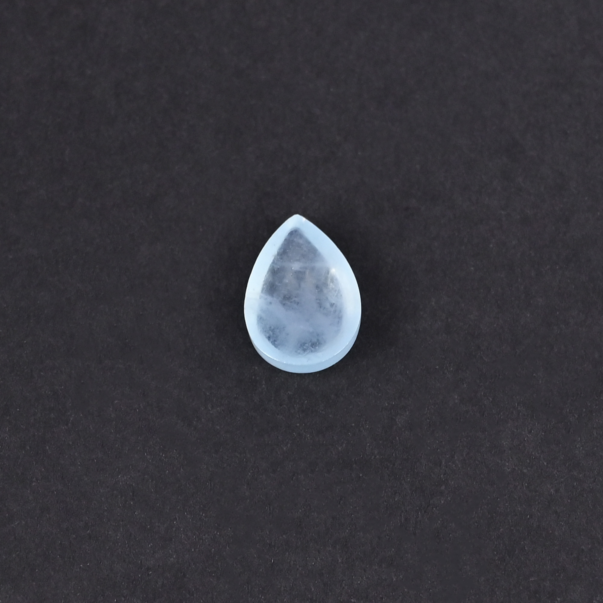 Natural Aquamarine 24 Carat 11x7mm Pear Cabochon Shape Loose Gemstone