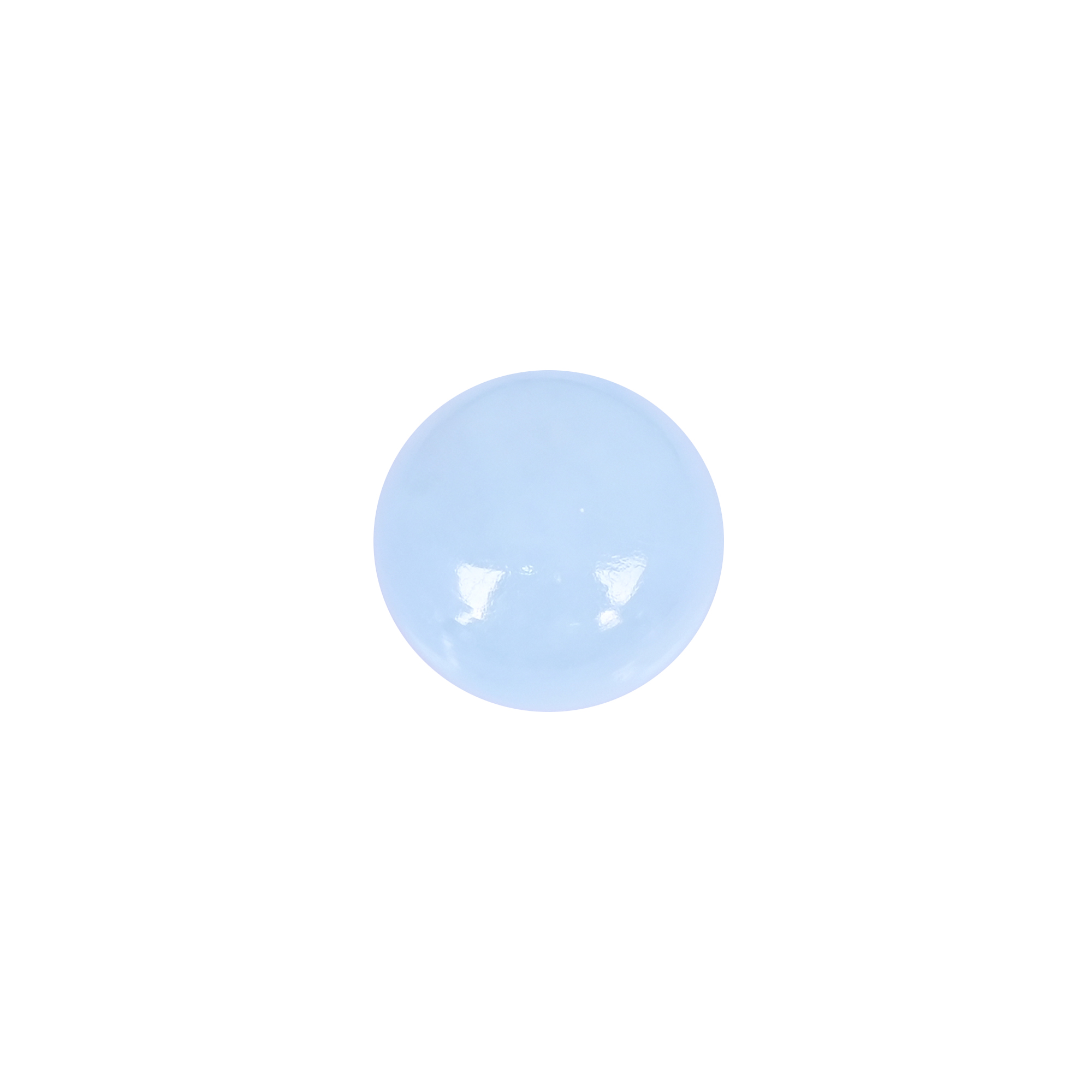 Natural Aquamarine 163 Carat 17mm Round Shape Loose Gemstone