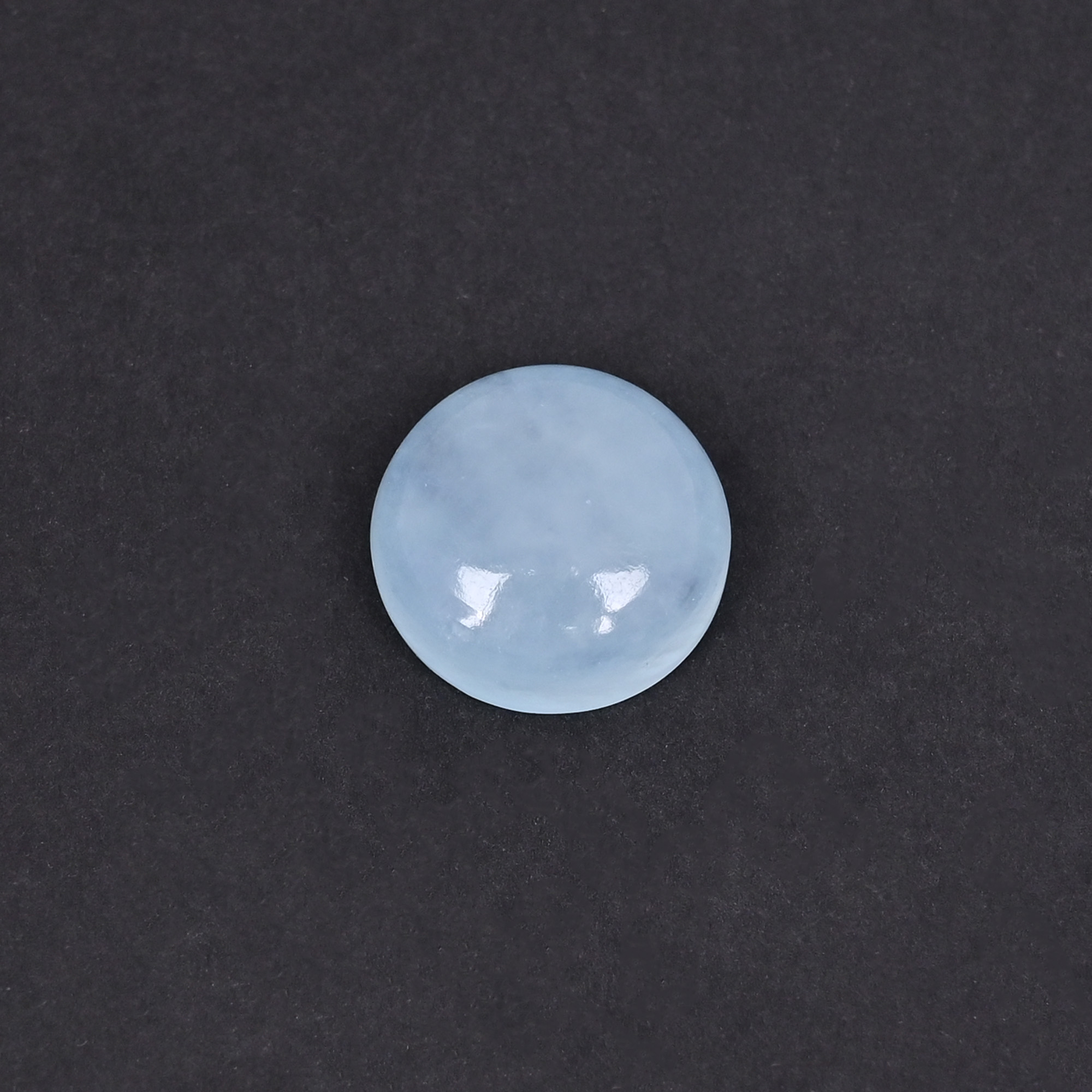 Natural Aquamarine 163 Carat 17mm Round Shape Loose Gemstone