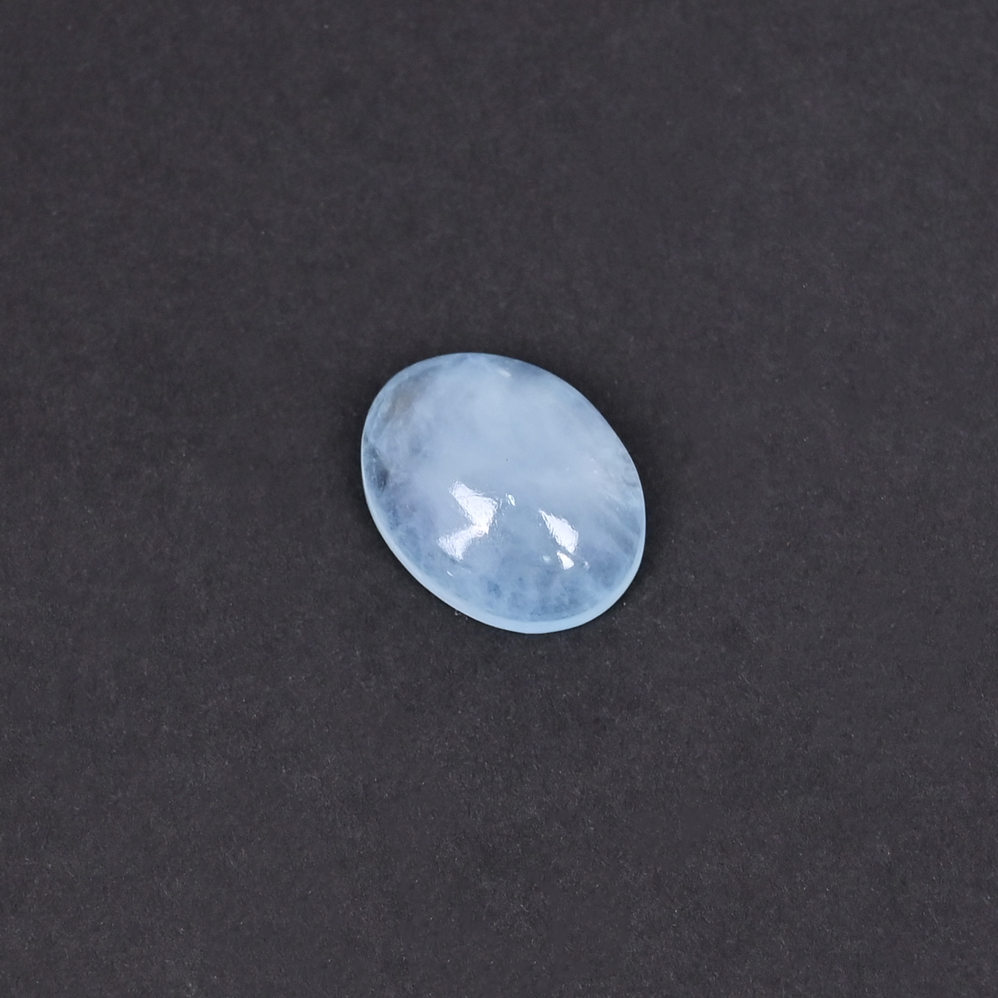Natural Aquamarine 95 Carat 16x13mm Oval Cabochon Shape Loose Gemstone