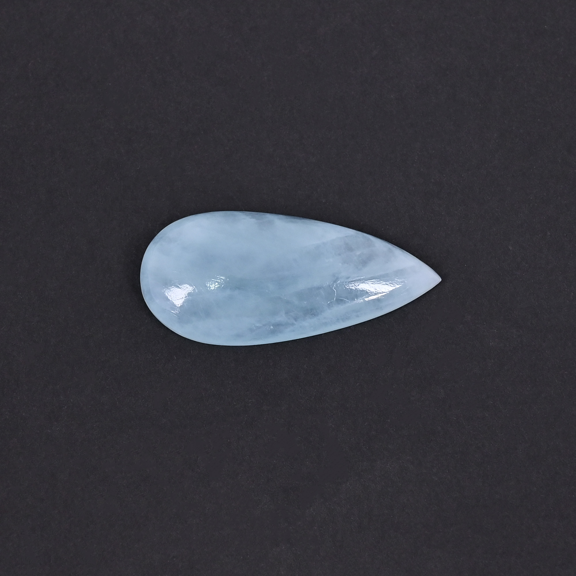 Natural Aquamarine 246 Carat 34x16mm Pear Shape Loose Gemstone