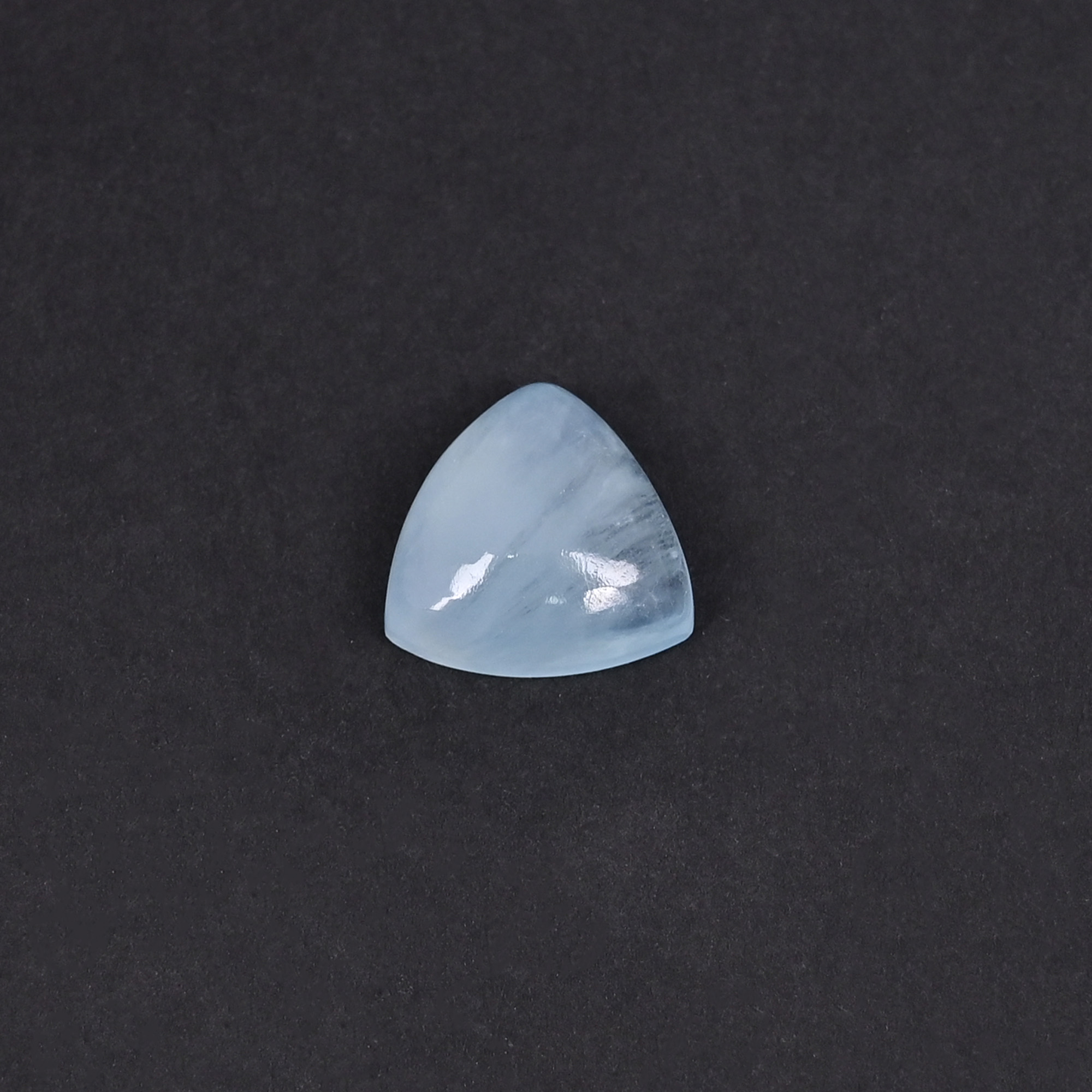 Natural Aquamarine 84 Carat 13x13 Trillion Shape Loose Gemstone