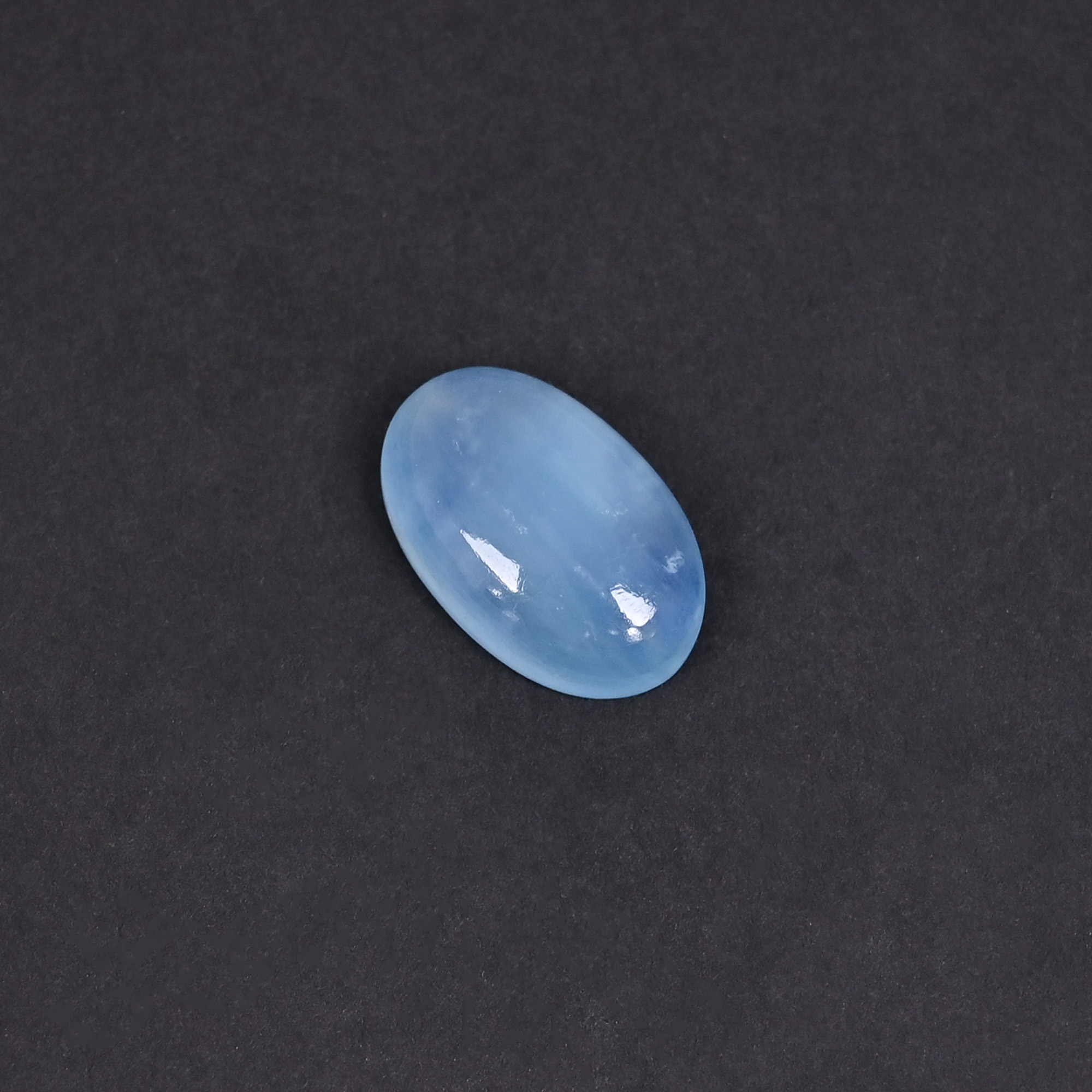 Natural Aquamarine 14 Carat 20x13mm Oval Cabochon Shape Loose Gemstone