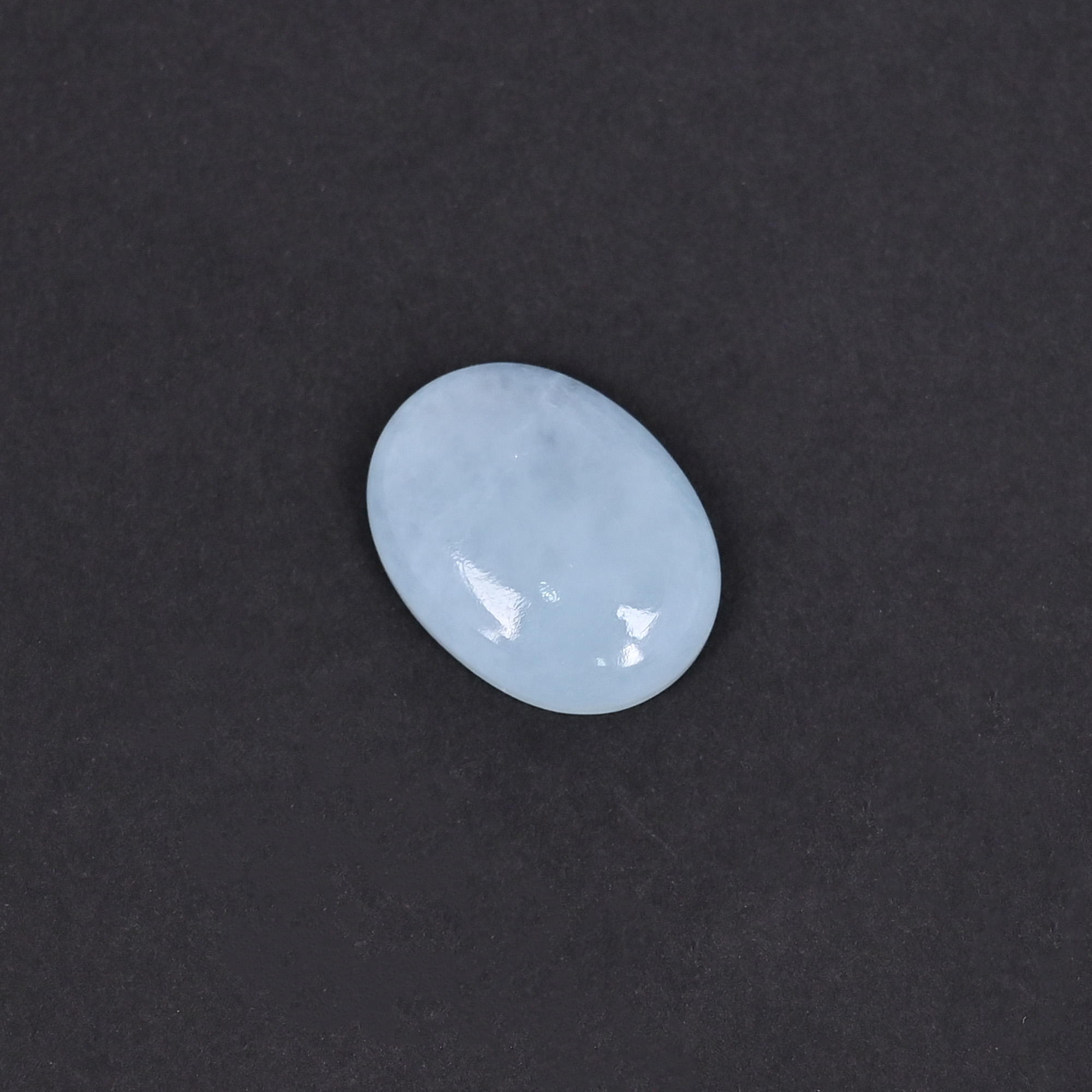 Natural Aquamarine 153  Carat 20x16mm Oval Cabochon Shape Loose Gemstone