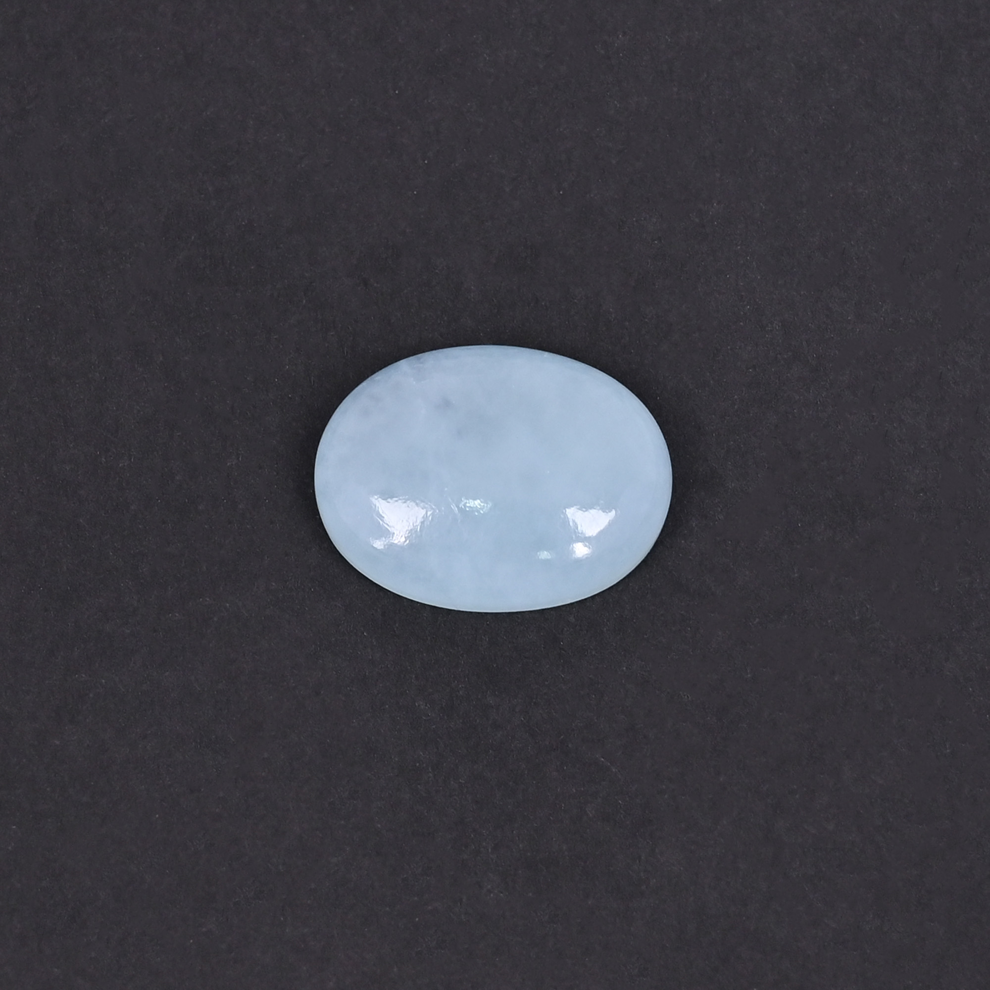 Natural Aquamarine 153  Carat 20x16mm Oval Cabochon Shape Loose Gemstone
