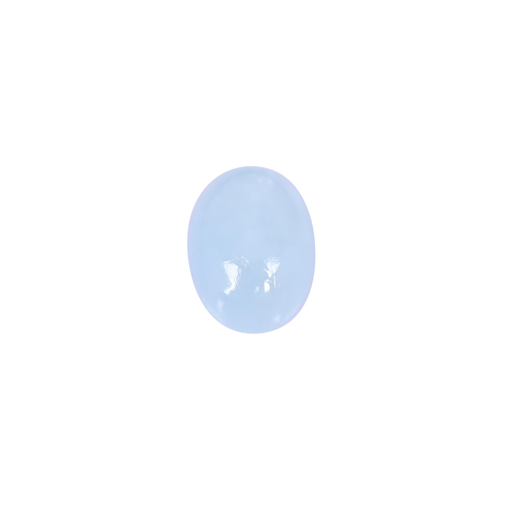 Image of Natural Aquamarine 14.3  Carat 17x13mm Oval Cabochon  Shape Loose Gemstone