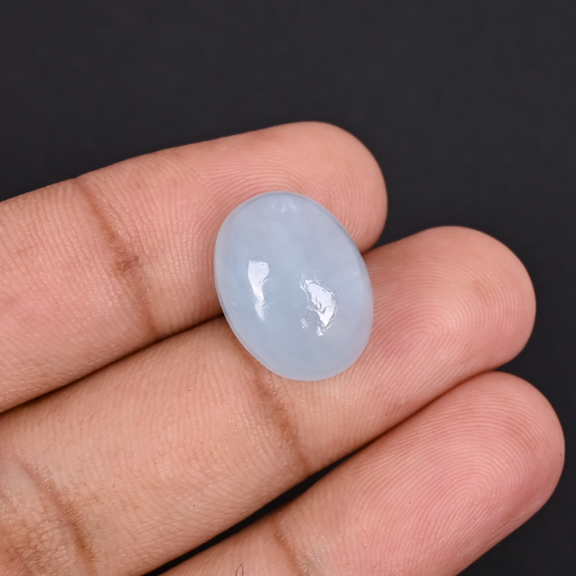 Natural Aquamarine 143  Carat 17x13mm Oval Cabochon  Shape Loose Gemstone