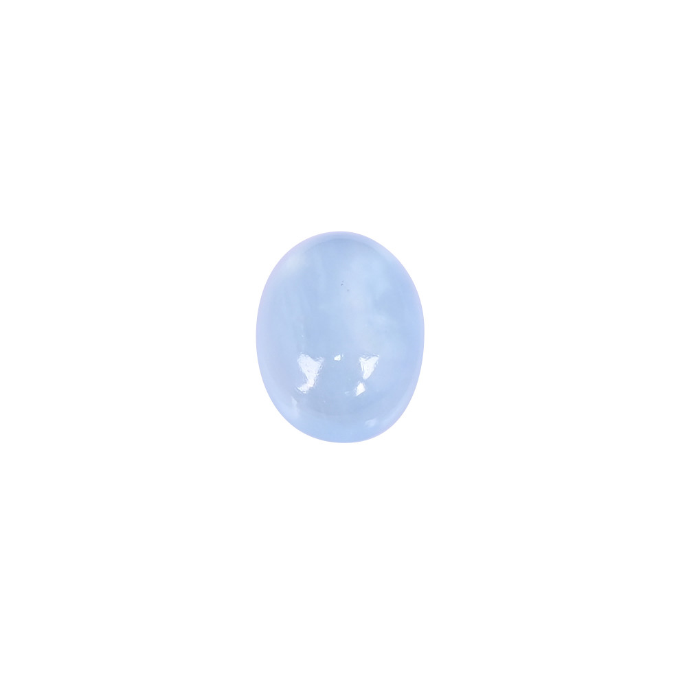 Image of Natural Aquamarine 8.1 Carat 14x11mm Oval Cabochon  Shape Loose Gemstone