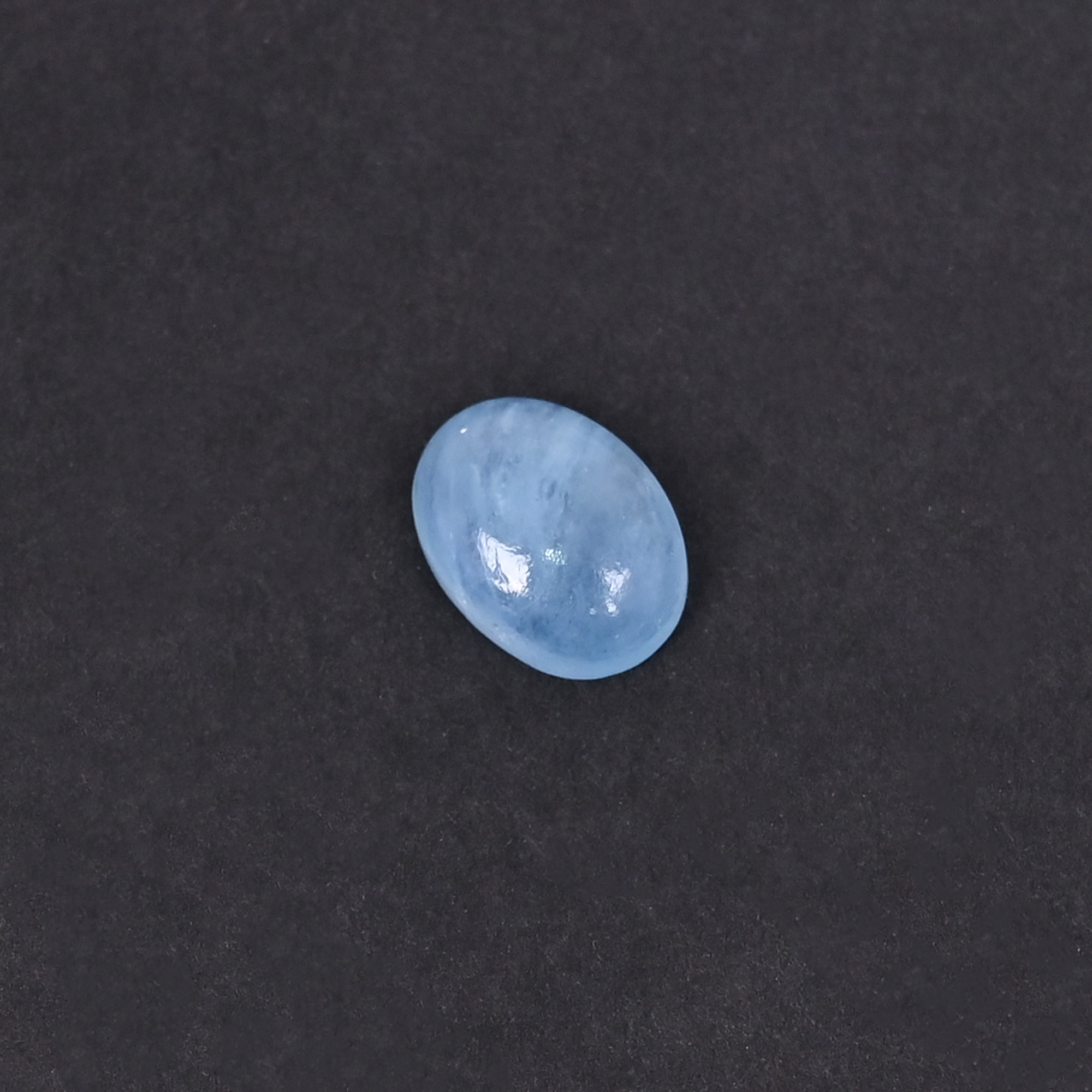 Natural Aquamarine 36 Carat 12x9mm Oval Cabochon Shape Loose Gemstone