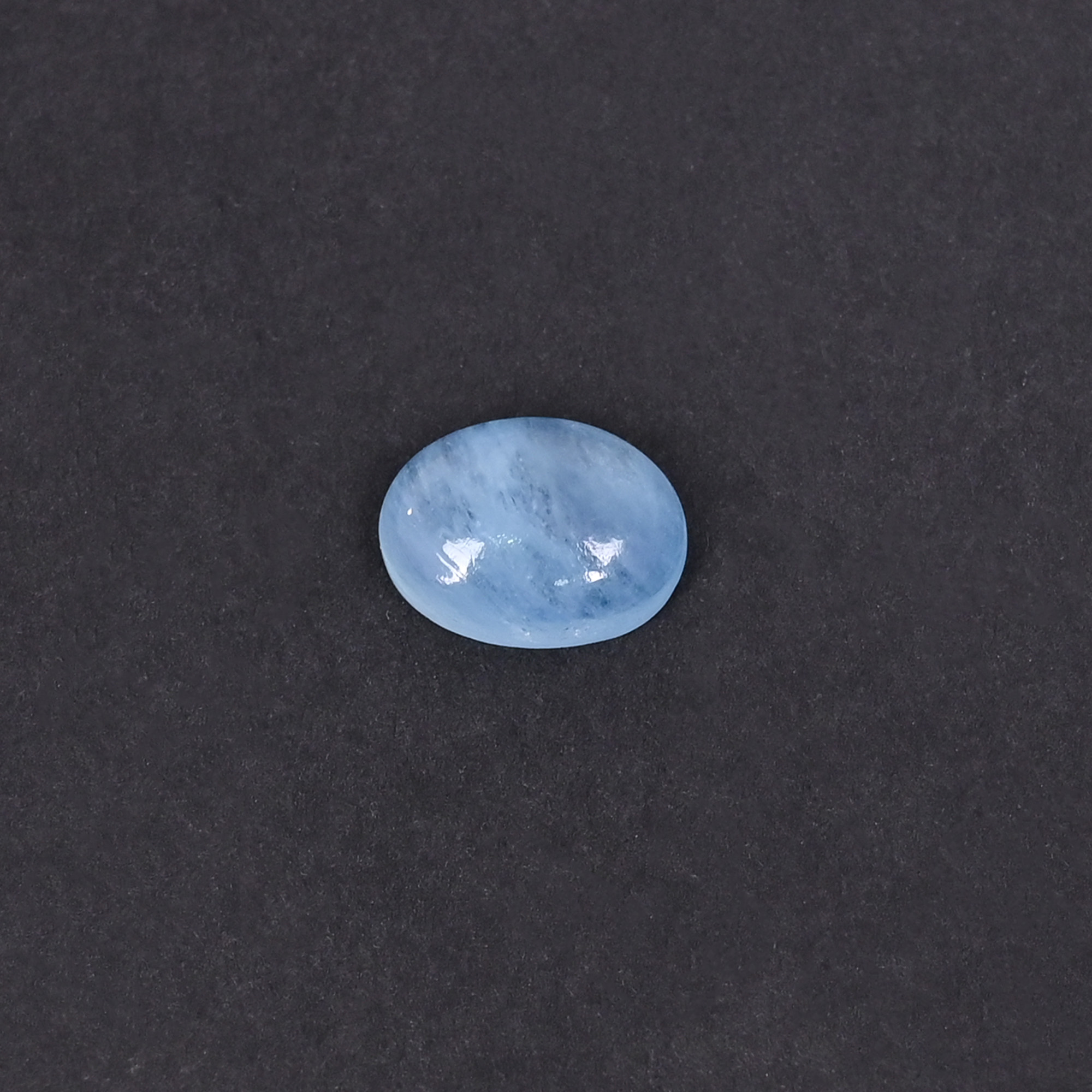 Natural Aquamarine 36 Carat 12x9mm Oval Cabochon Shape Loose Gemstone