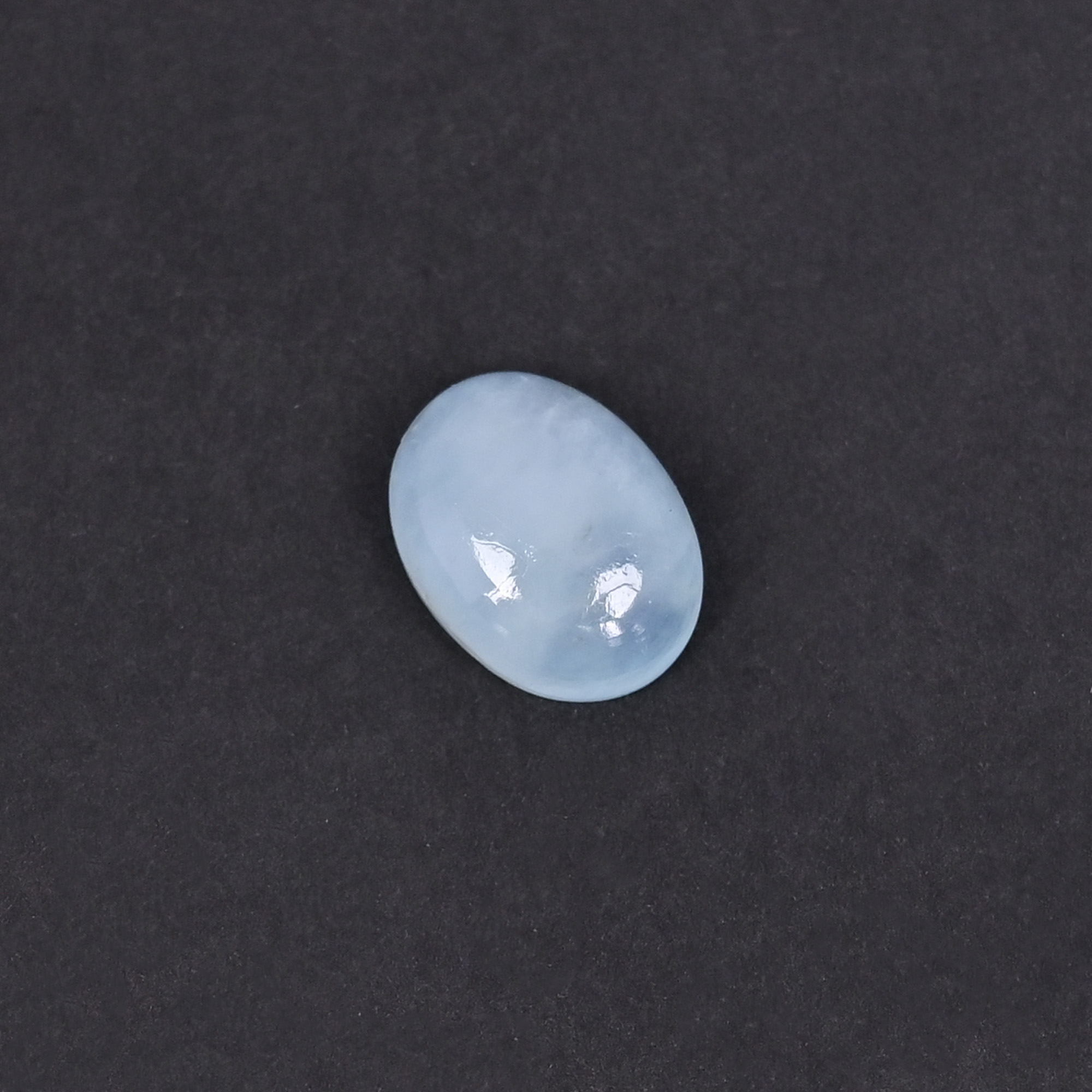 Natural Aquamarine 74 Carat 14x11mm Oval Cabochon Shape Loose Gemstone