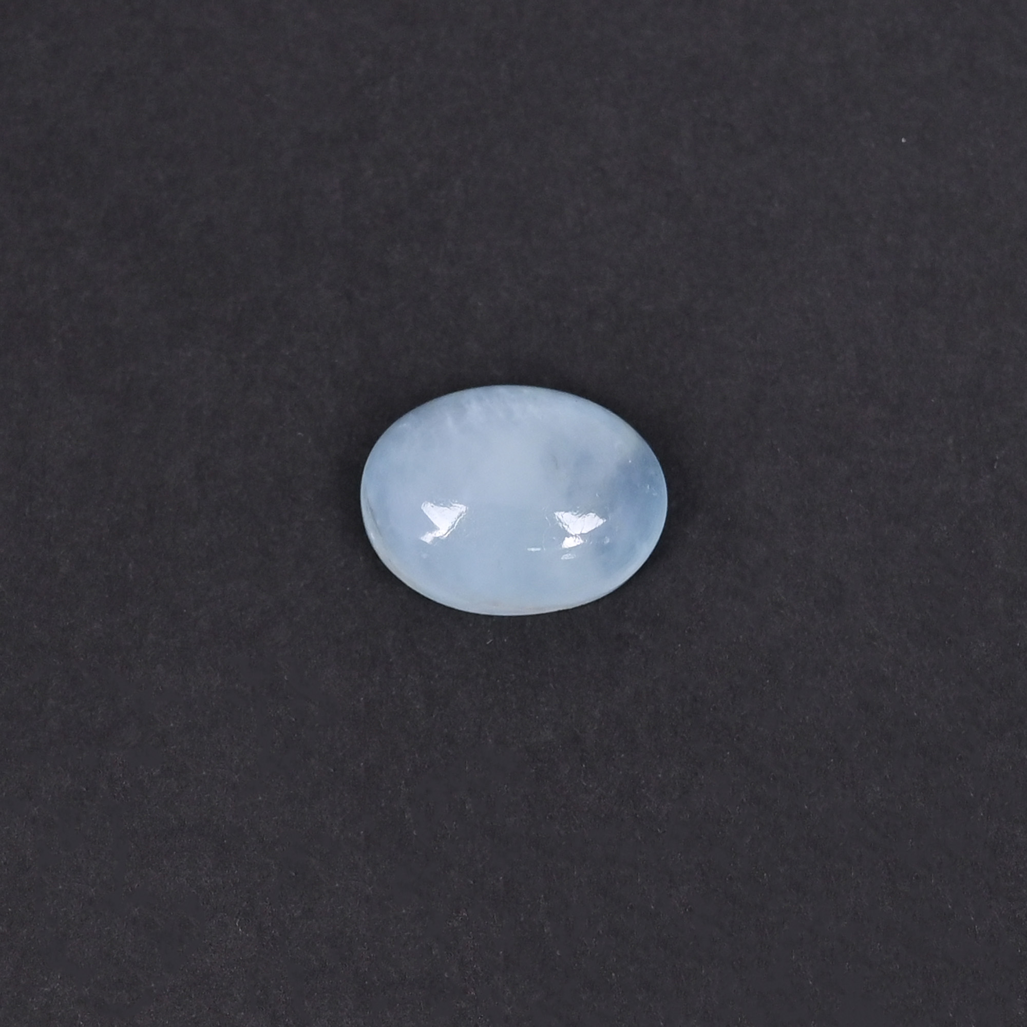 Natural Aquamarine 74 Carat 14x11mm Oval Cabochon Shape Loose Gemstone