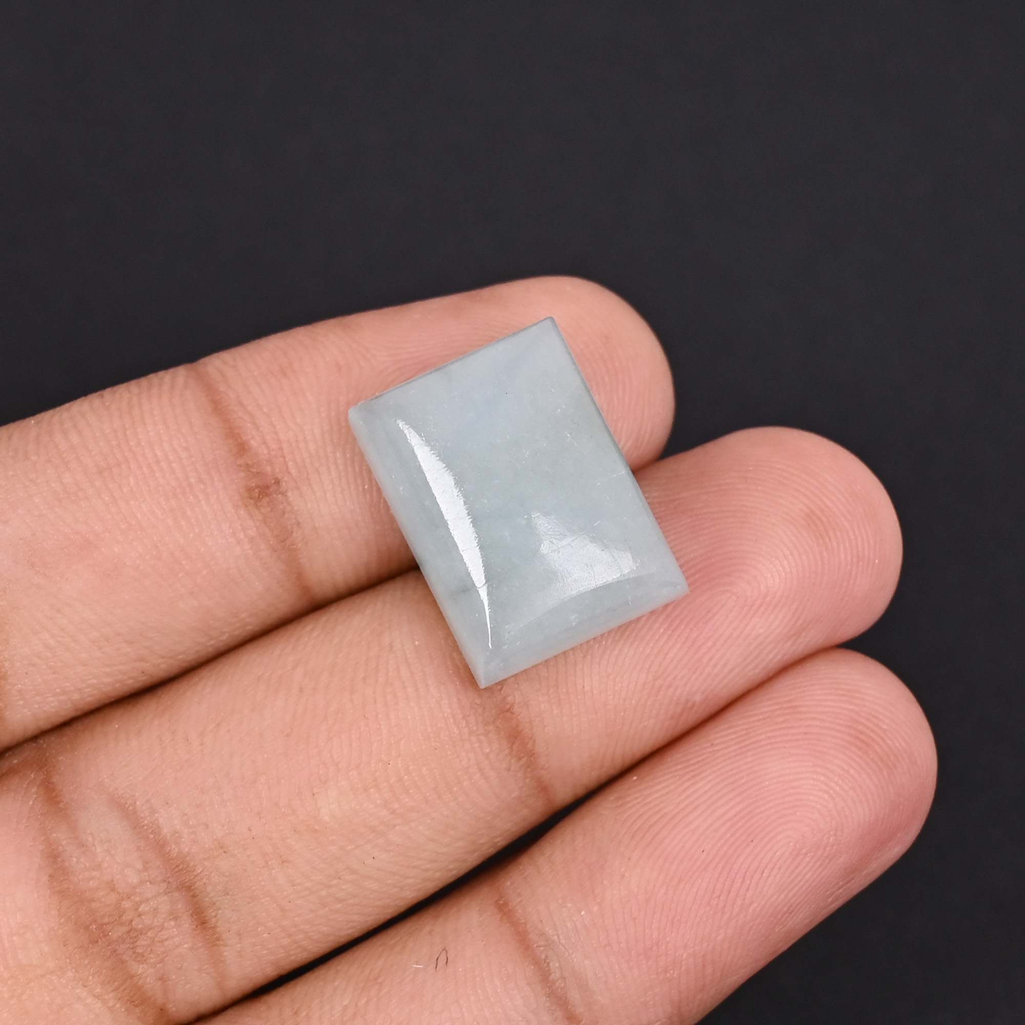 Natural Aquamarine 185 Carat 18x13mm Rectangle Shape Loose Gemstone