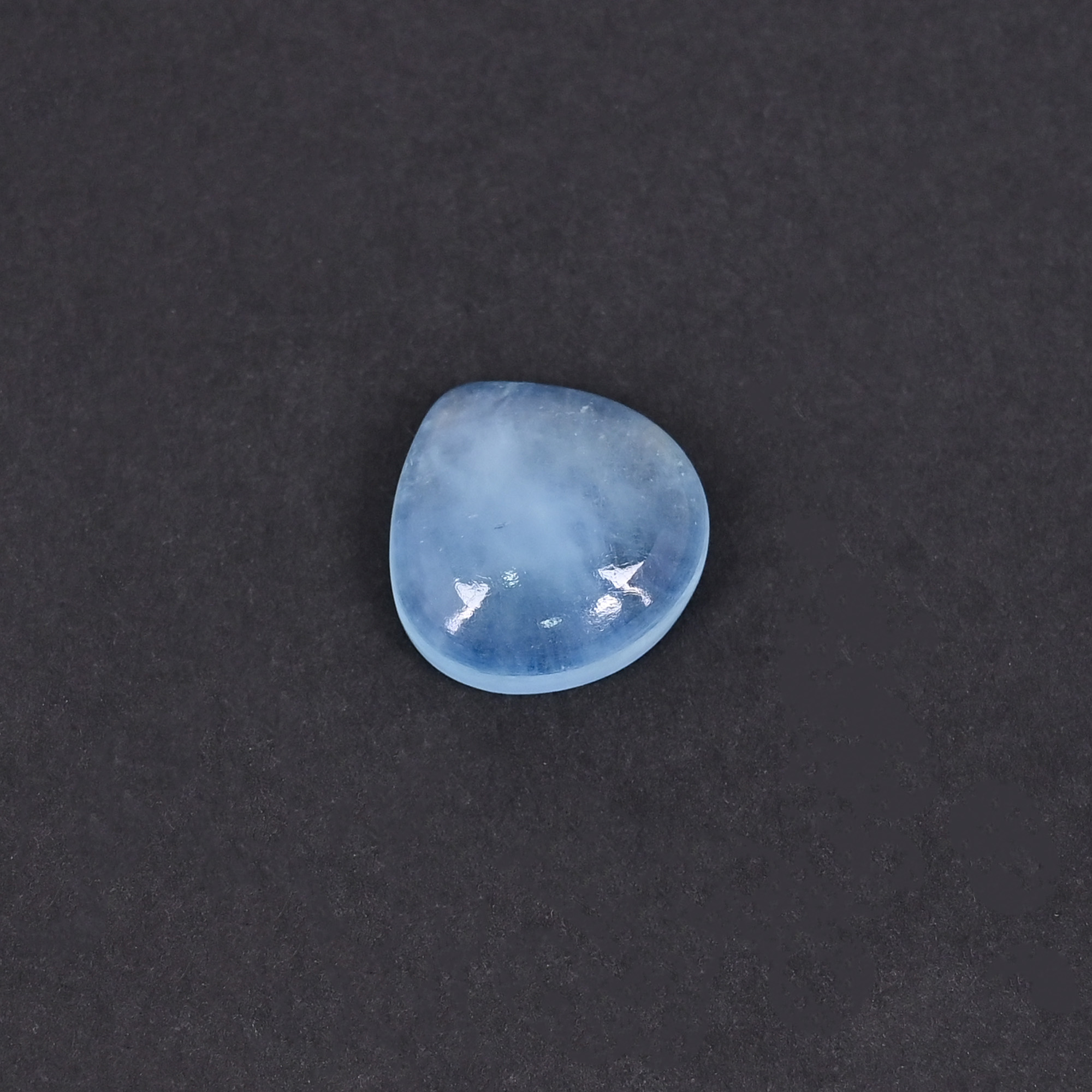 Natural Aquamarine 108 Carat 15mm Heart Shape Loose Gemstone
