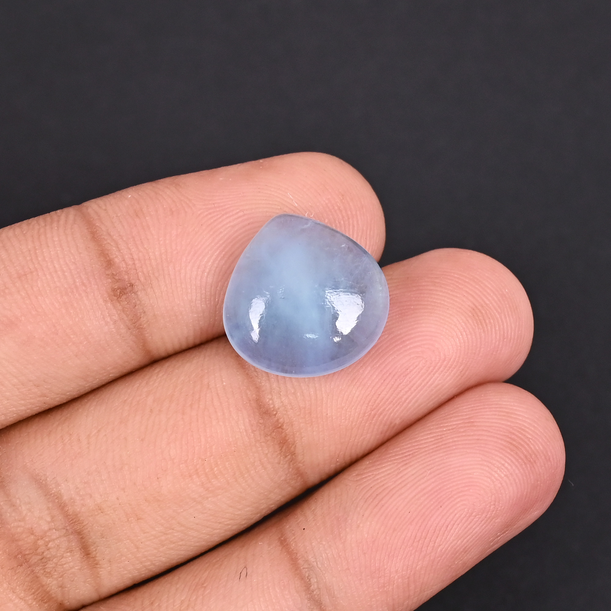 Natural Aquamarine 108 Carat 15mm Heart Shape Loose Gemstone