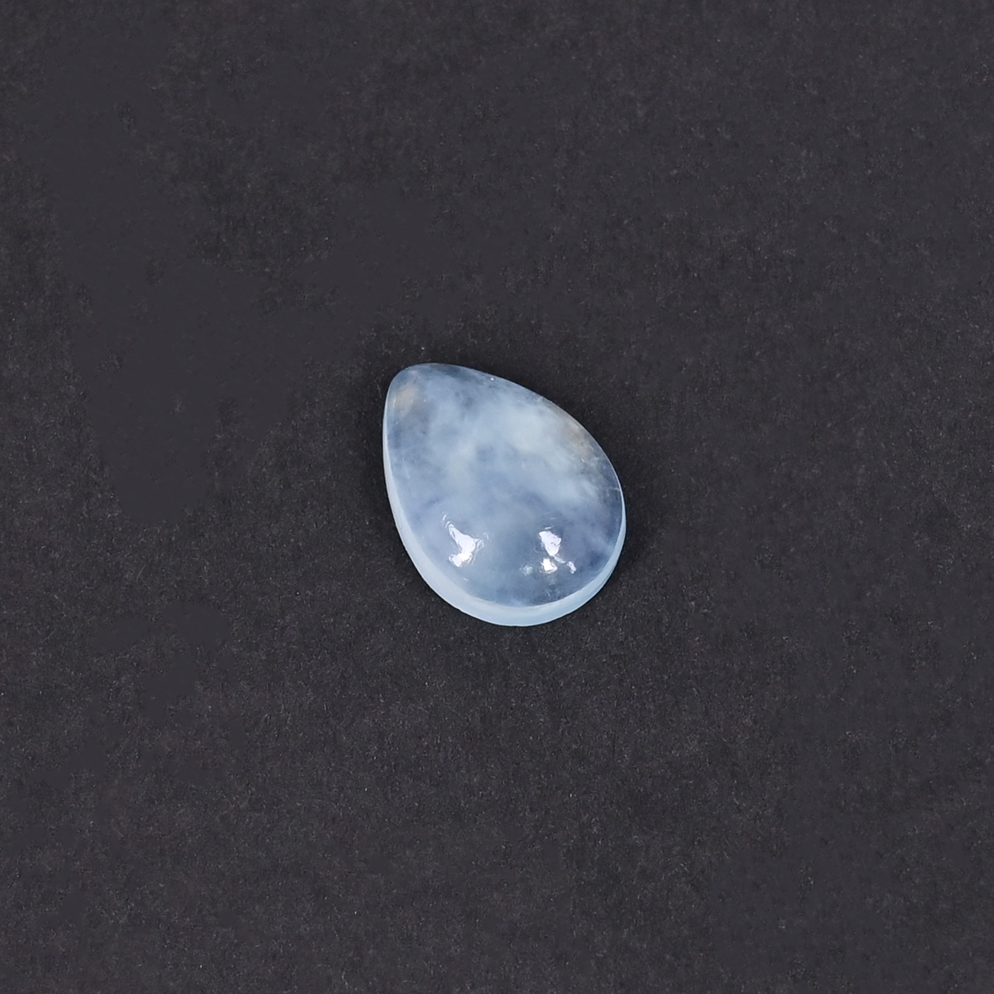 Natural Aquamarine 37 Carat 12x9 Pear Cabochon Shape Loose Gemstone