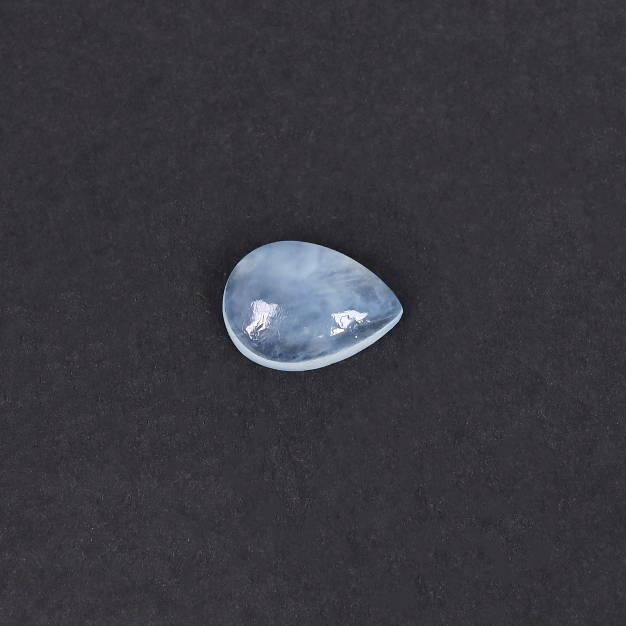 Natural Aquamarine 37 Carat 12x9 Pear Cabochon Shape Loose Gemstone