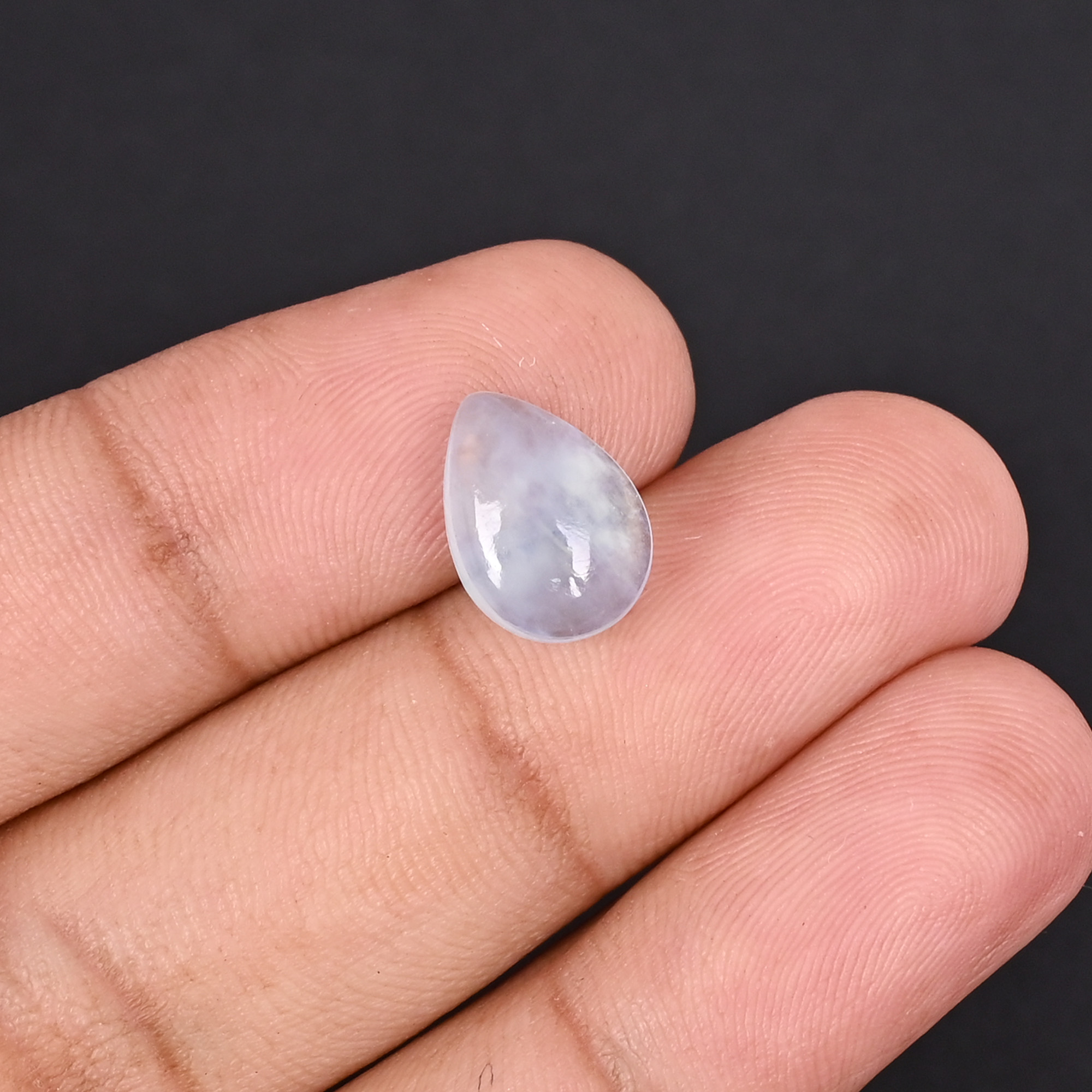Natural Aquamarine 37 Carat 12x9 Pear Cabochon Shape Loose Gemstone