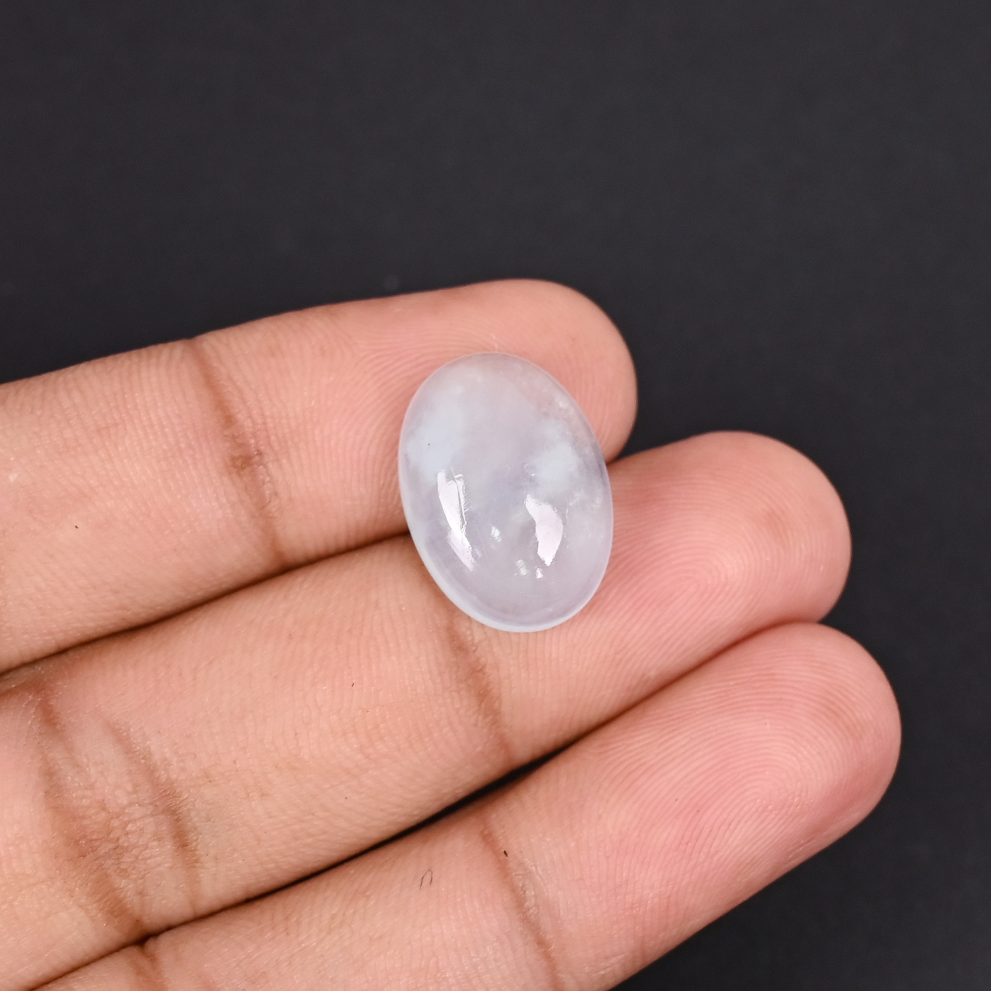 Natural Aquamarine 99 Carat 17x12mm Oval Cabochon Shape Loose Gemstone
