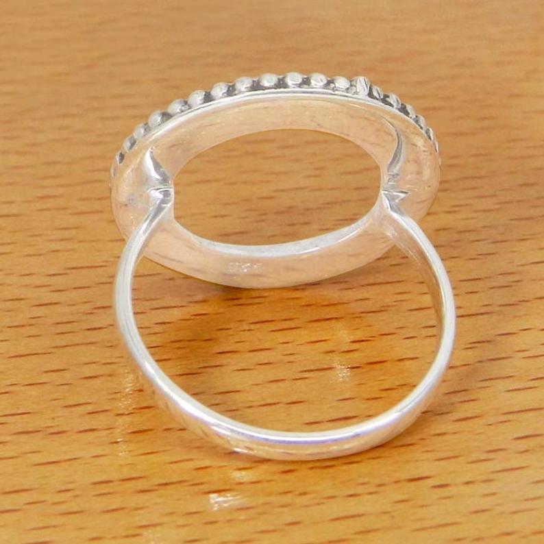 925 Sterling Silver Designer Ring Collet 3mm To 20mm Round Gemstone Bezel Cup For Ring Making Designer Metal Casting For Ring Setting