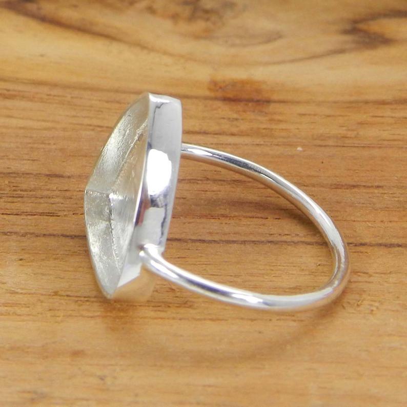925 Sterling Silver Ring Collet 3X3mm To 20x20mm Trillion Stone Close Back Bezel Cup For Ring Making Metal Casting For Ring Setting