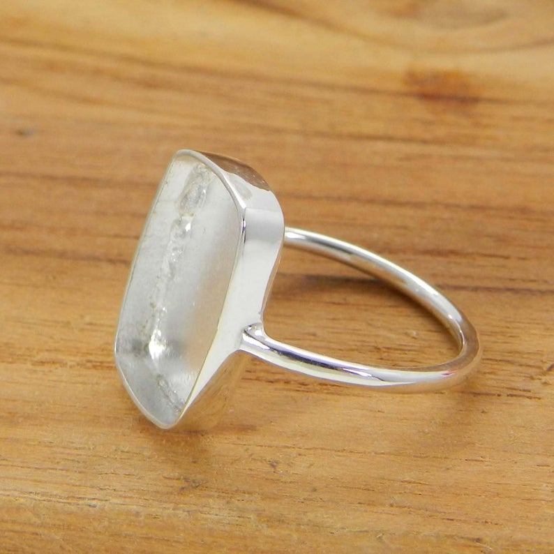 925 Sterling Solid Silver Ring Collet 6x4mm To 25x20mm Rectangle Cushion Stone Close Back Bezel Cup For Ring Making Metal Casting For Ring Setting