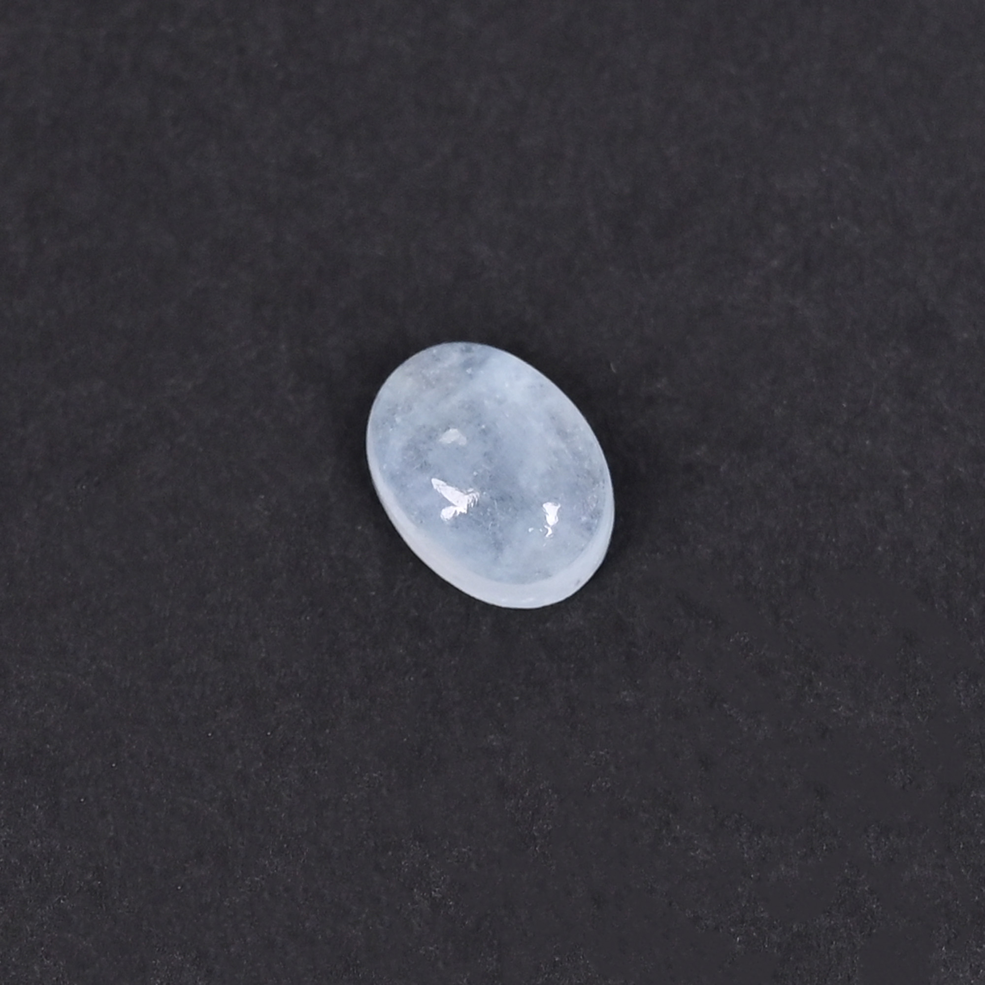 Natural Aquamarine 18 Carat 8x6mm Oval Cabochon Shape Loose Gemstone