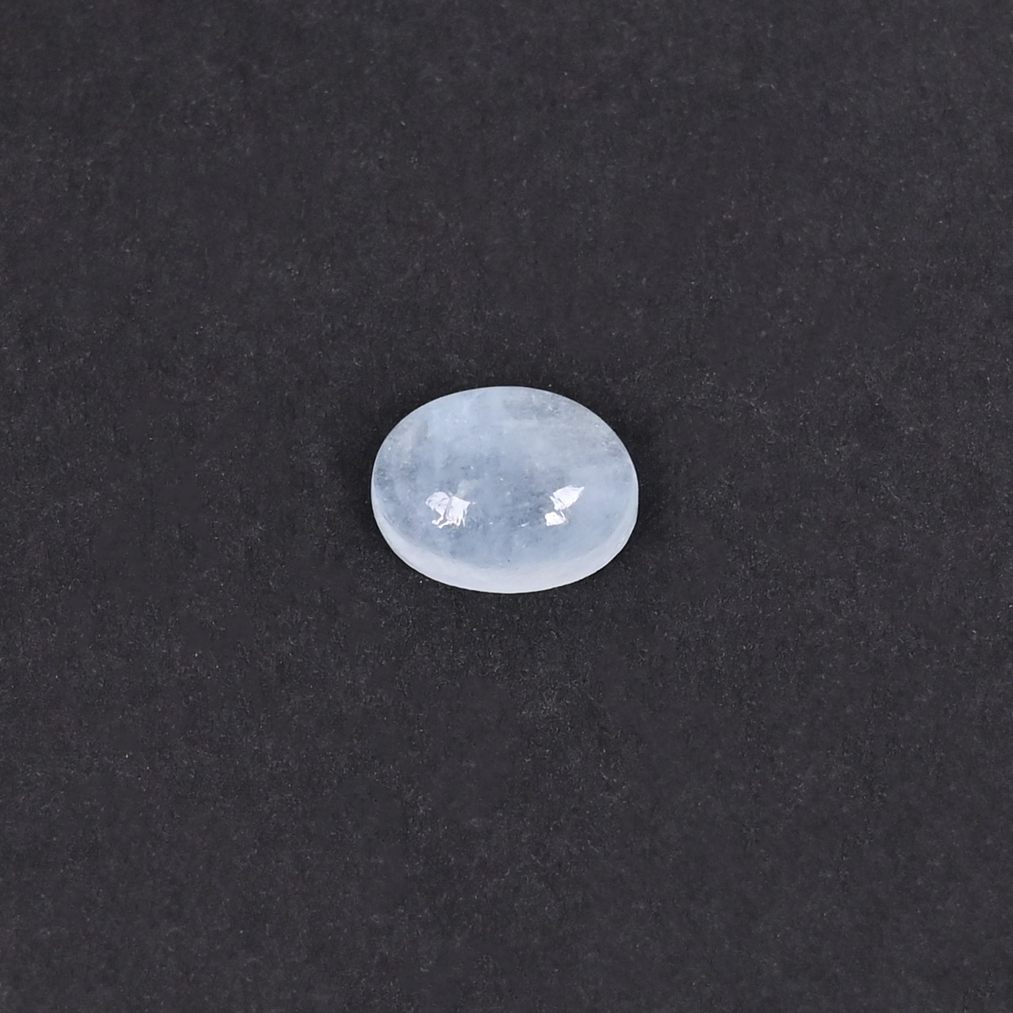 Natural Aquamarine 18 Carat 8x6mm Oval Cabochon Shape Loose Gemstone