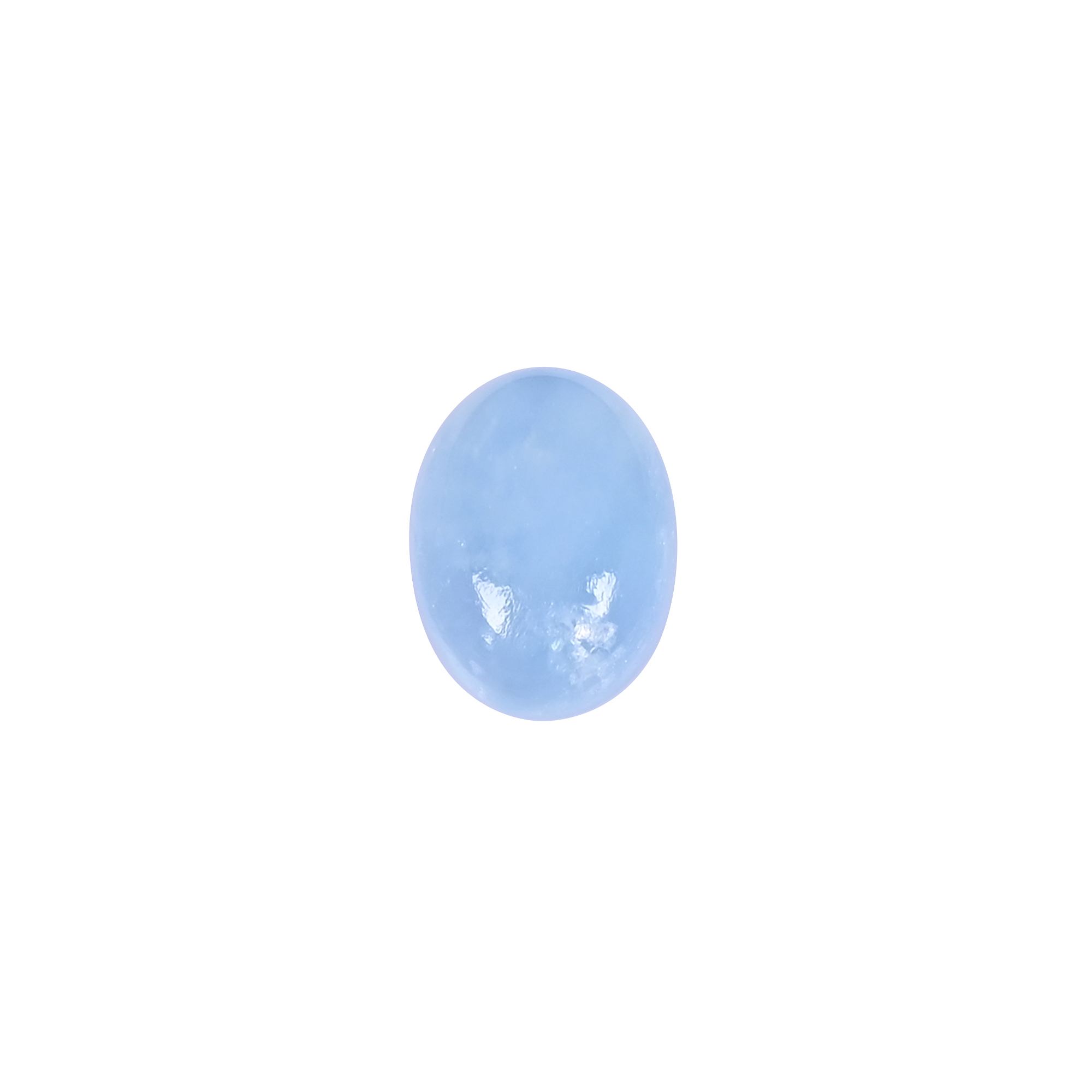 Natural Aquamarine 9 Carat 15x11mm Oval Cabochon  Shape Loose Gemstone
