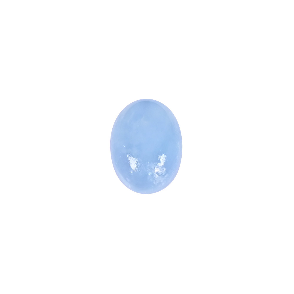 Image of Natural Aquamarine 9 Carat 15x11mm Oval Cabochon  Shape Loose Gemstone