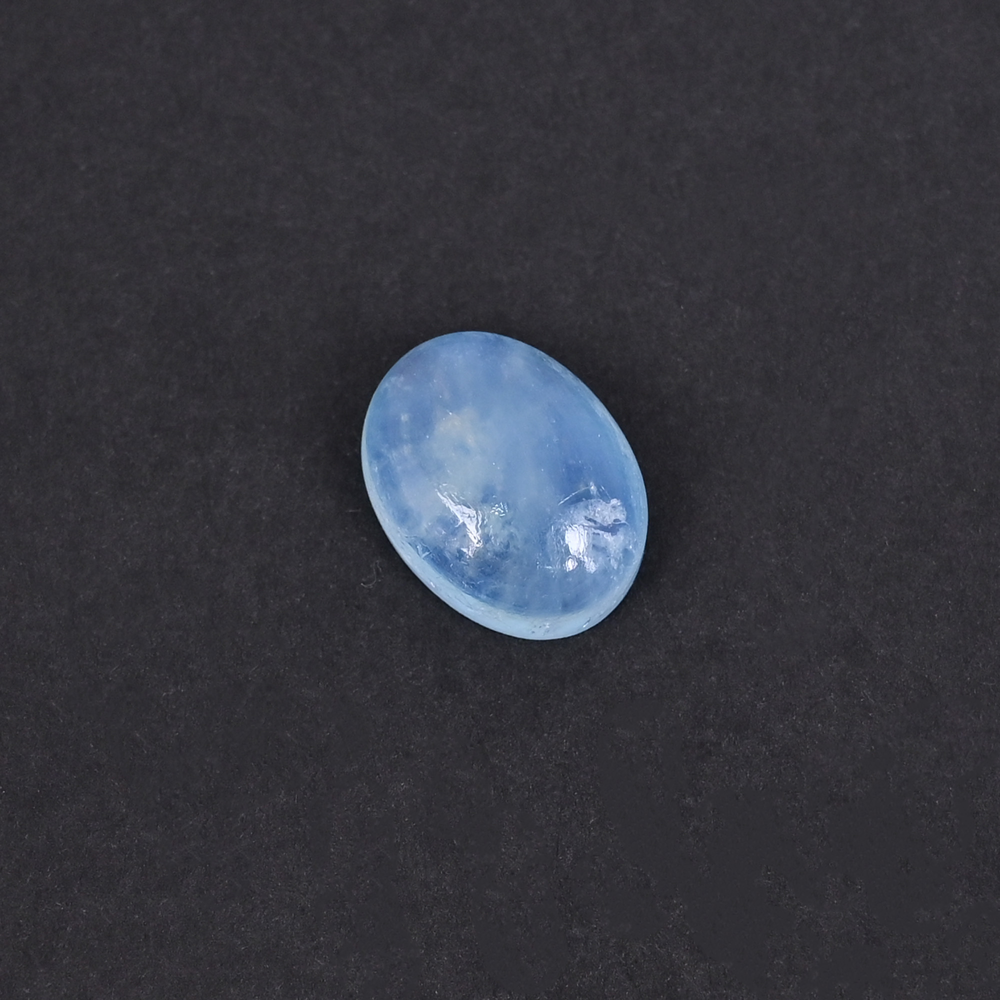 Natural Aquamarine 9 Carat 15x11mm Oval Cabochon  Shape Loose Gemstone