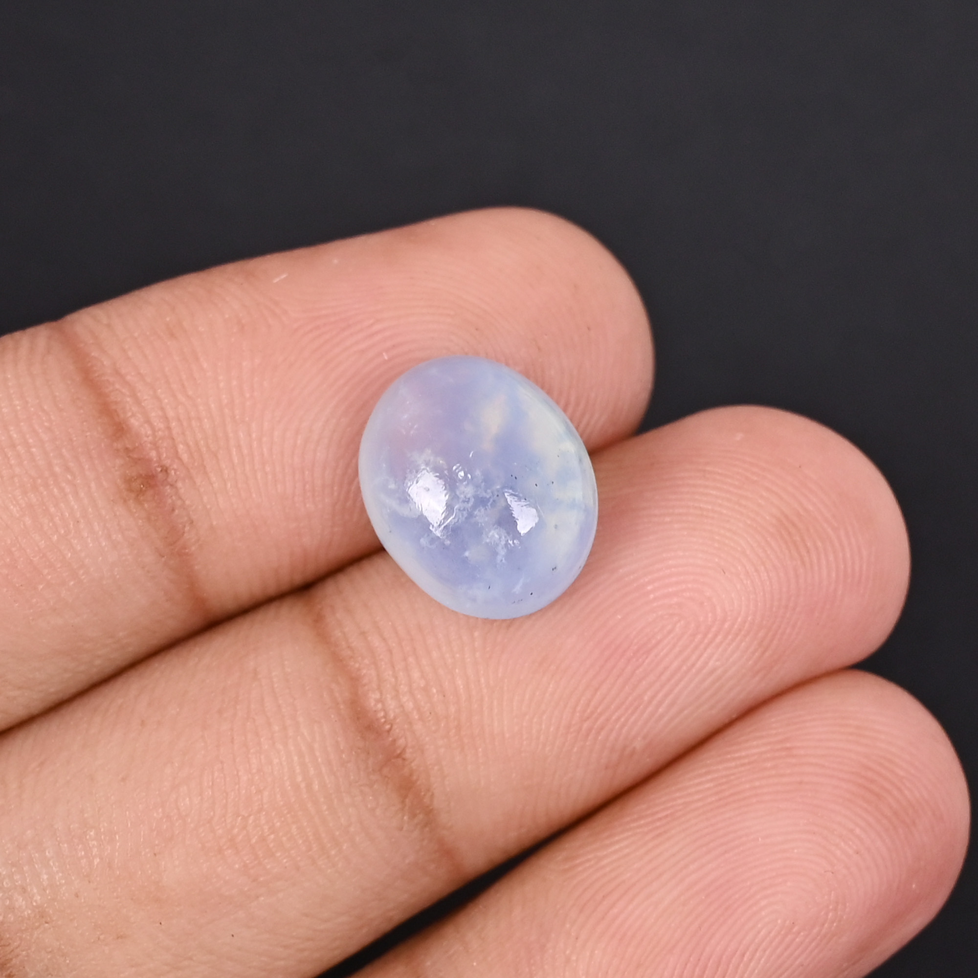 Natural Aquamarine 52 Carat 12x10mm Oval Cabochon  Shape Loose Gemstone