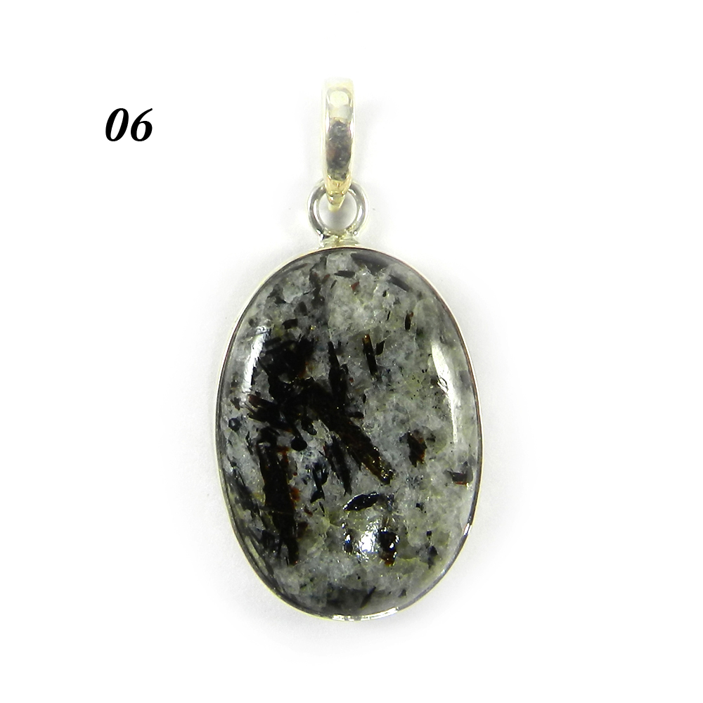 Astrophyllite 925 Sterling Silver Bezel Set Designer Pendant