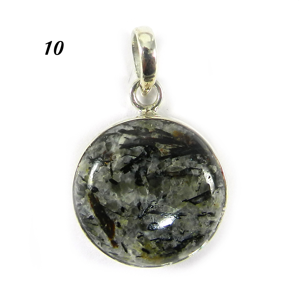 Astrophyllite 925 Sterling Silver Bezel Set Designer Pendant