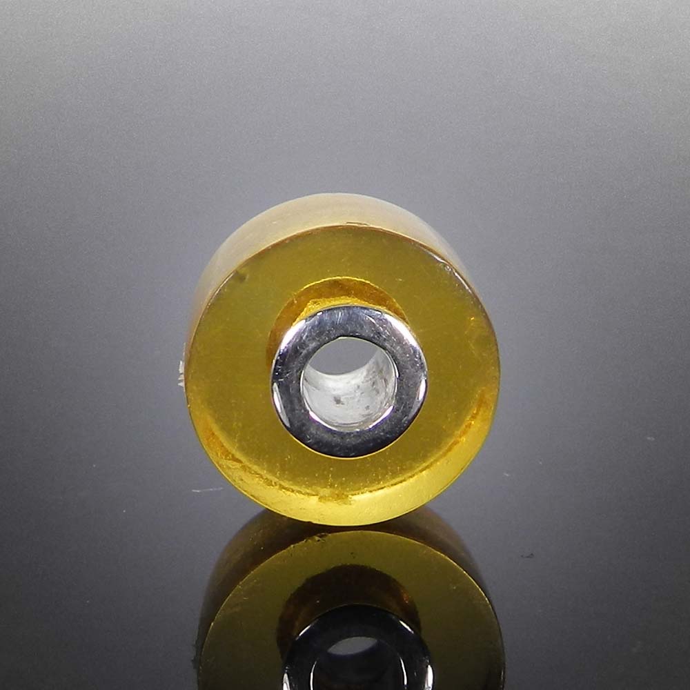 Blue hydro big hole gemstone silver core beads for necklace making