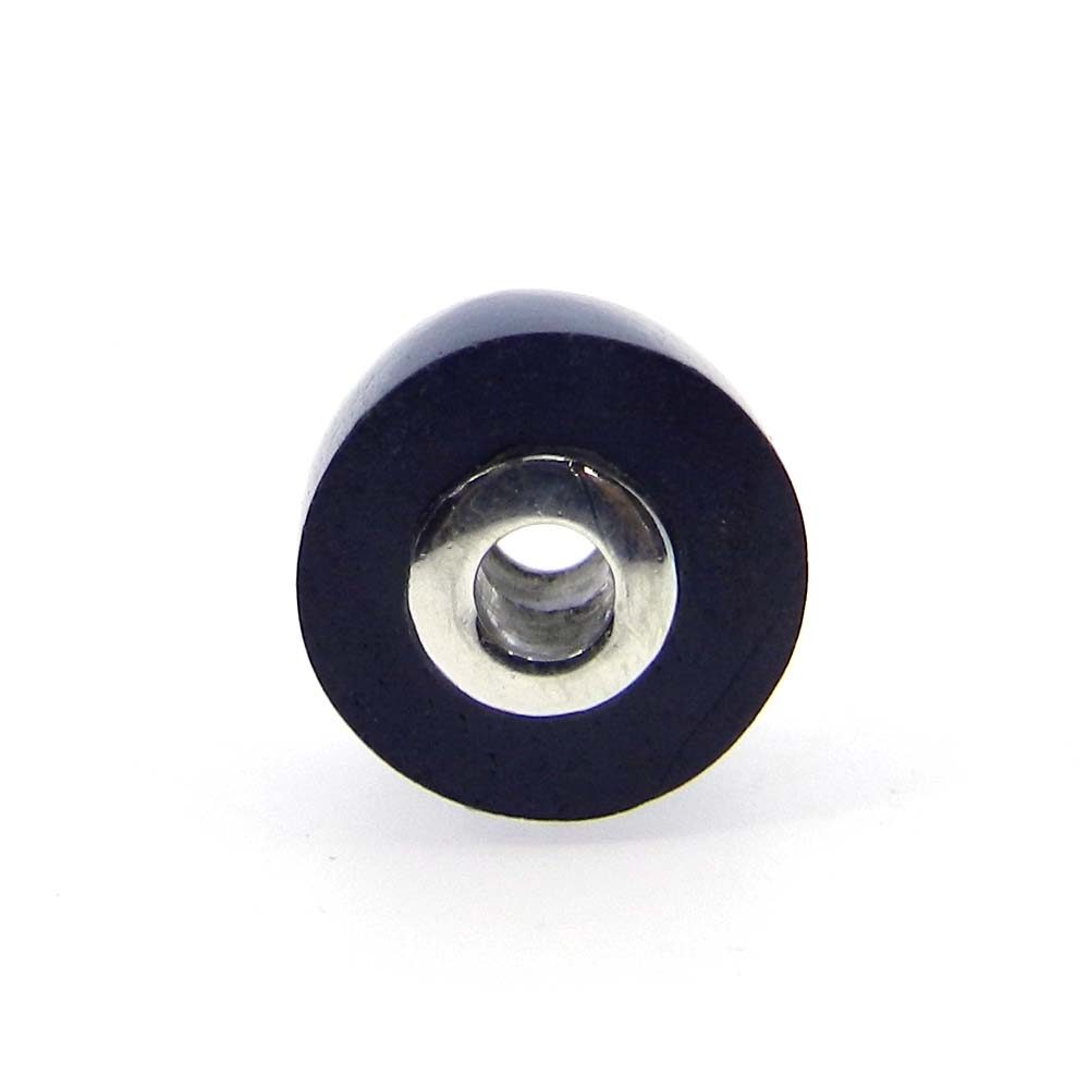 Blue topaz hydro big hole gemstone silver core beads for earring making
