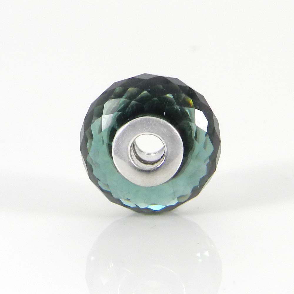 Brown sunstone big hole gemstone silver core beads for bracelet making