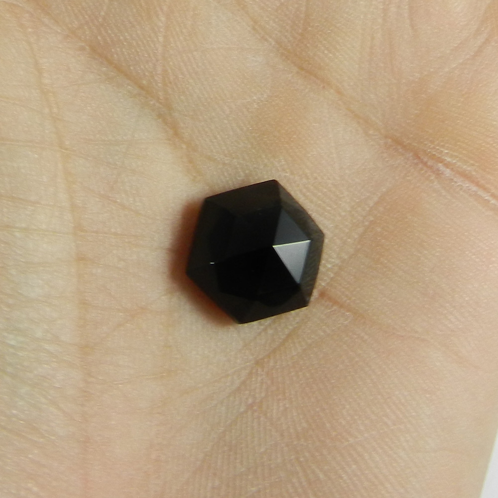 Bumble Bee Jasper 12x12mm Hexagon Rose Cut Loose Gemstone