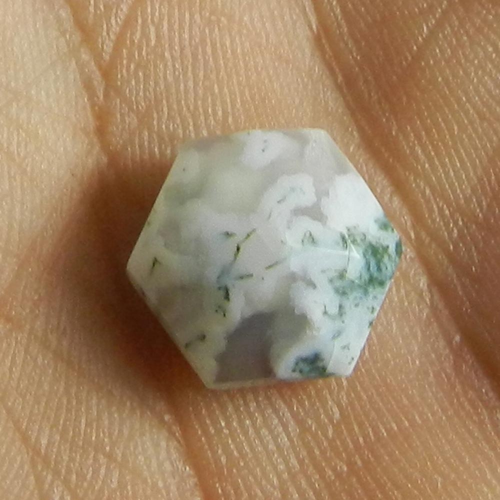 Bumble Bee Jasper 12x12mm Hexagon Rose Cut Loose Gemstone