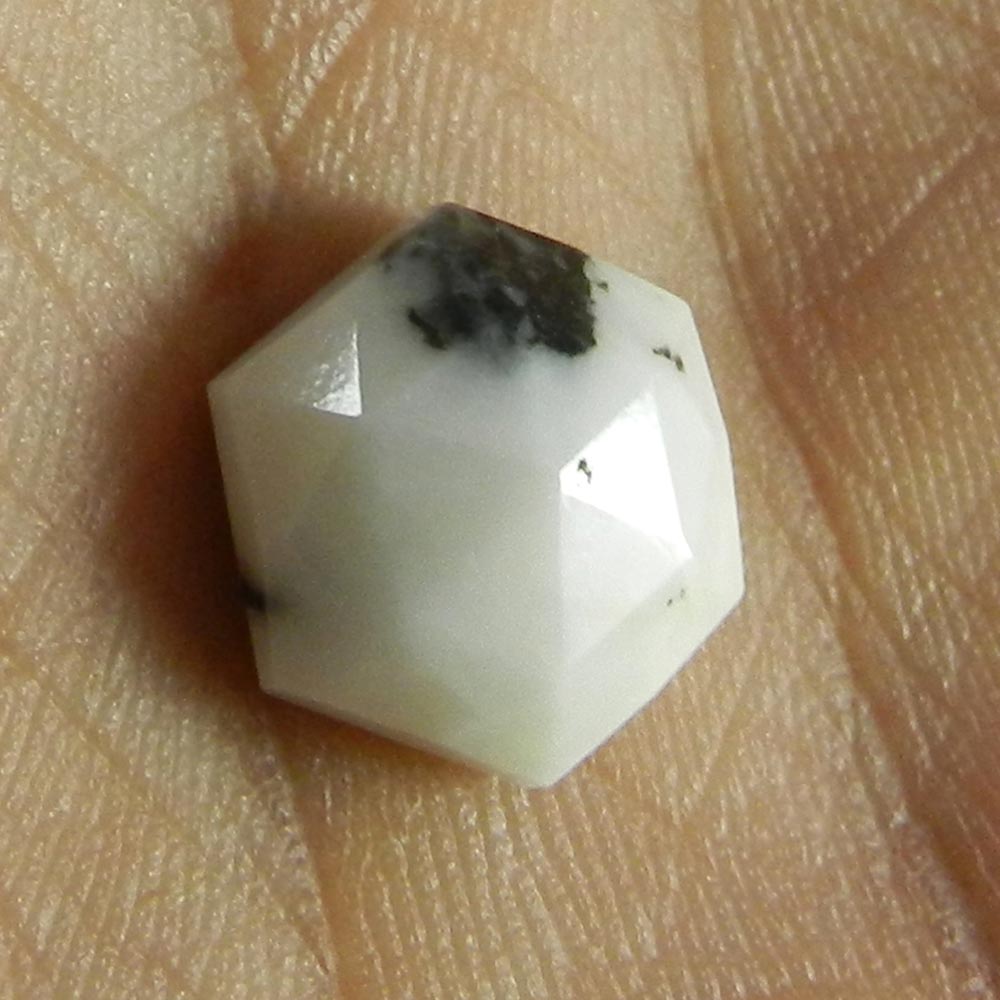 Bumble Bee Jasper 12x12mm Hexagon Rose Cut Loose Gemstone