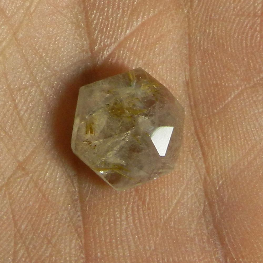 Bumble Bee Jasper 12x12mm Hexagon Rose Cut Loose Gemstone