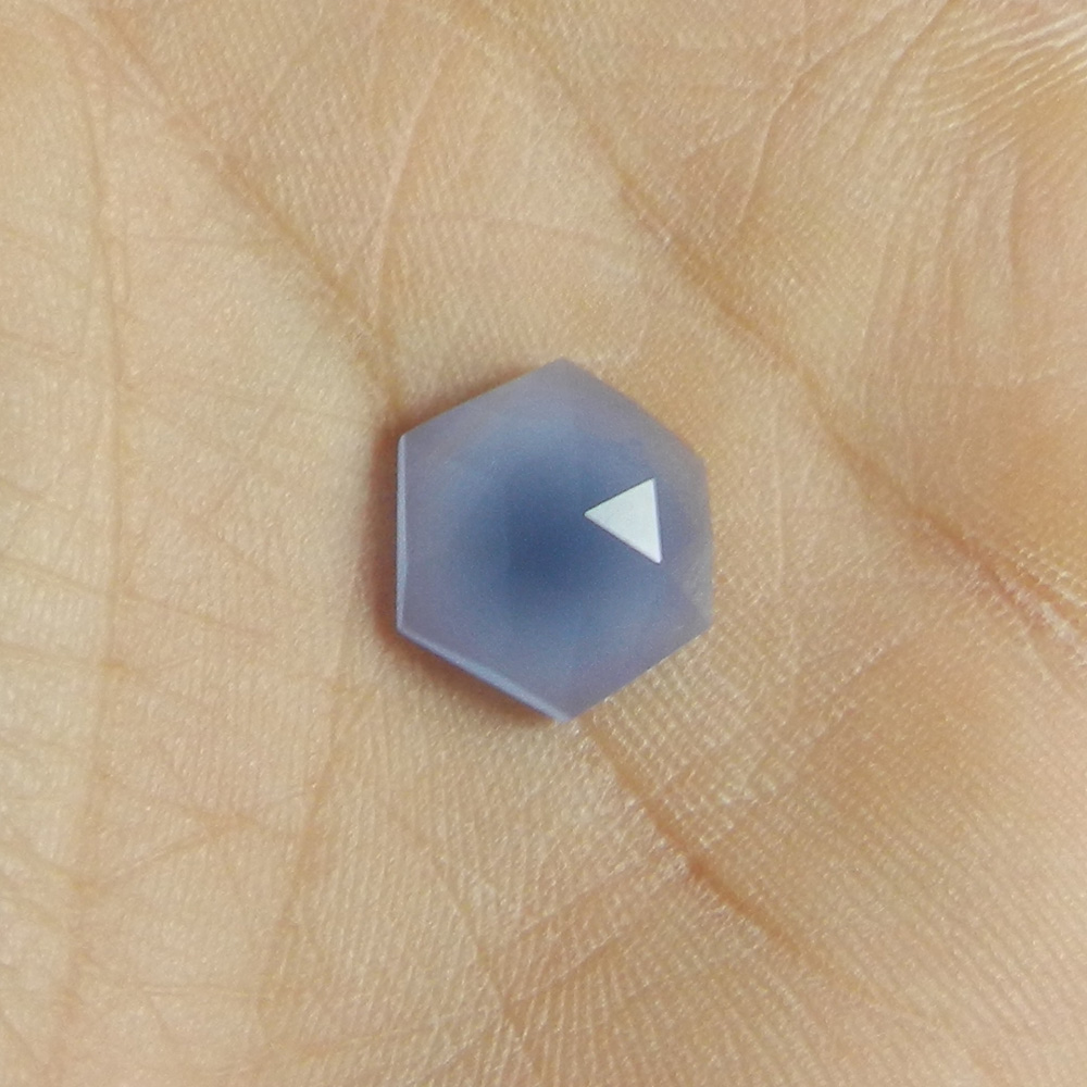 Bumble Bee Jasper 12x12mm Hexagon Rose Cut Loose Gemstone