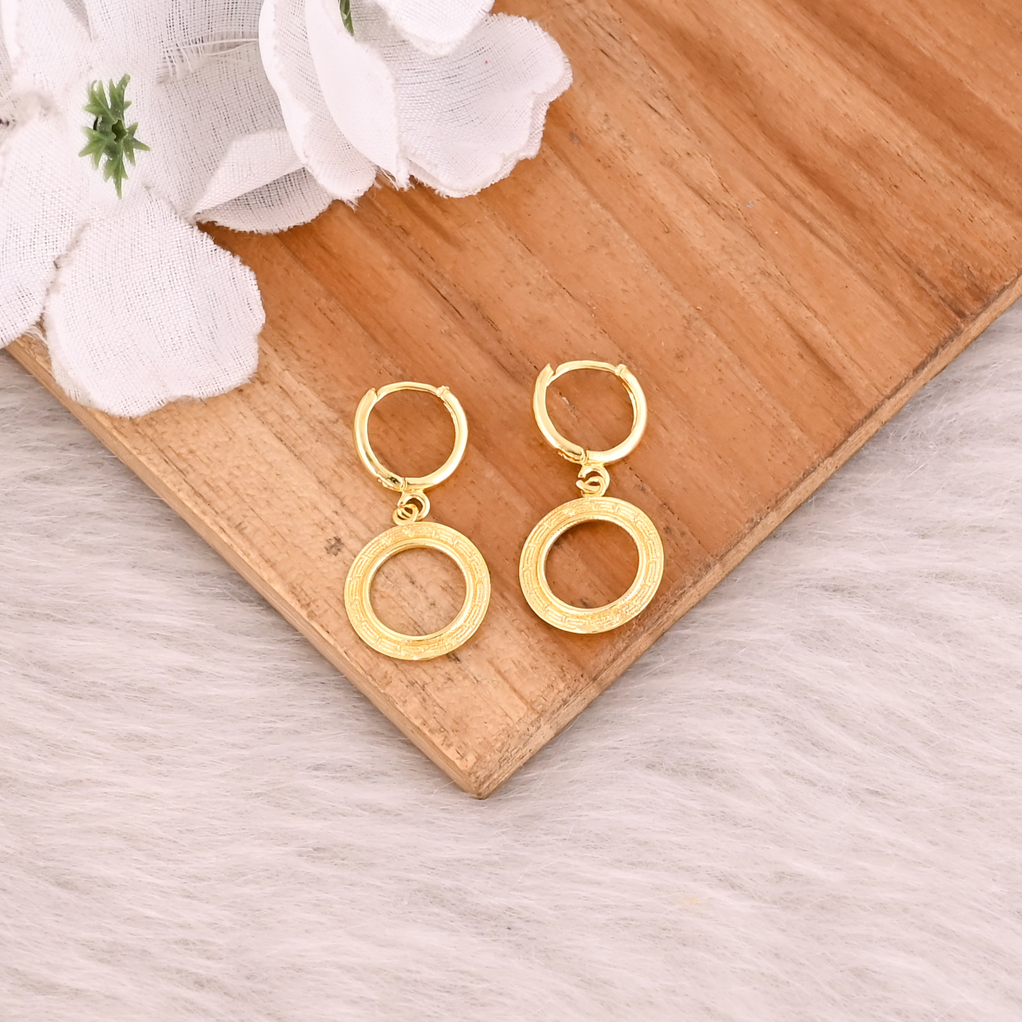 Wholesale Lot 25 Pairs Brass Yellow Gold Plated Women Hoops Earrings Minimalist Jewelry
