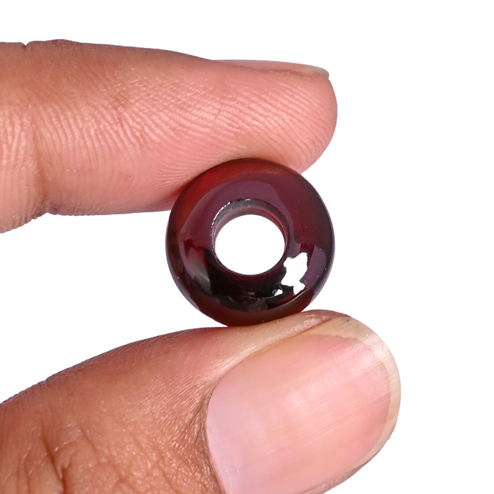 Image of Garnet Hydro Beads 14x8x5.5 Synthetic Gemstone for Jewelry Making