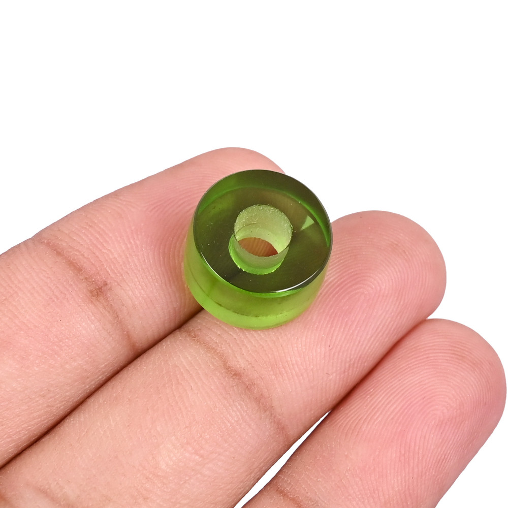 Image of Peridot Hydro Beads 14x8x5mm Natural Gemstone for Jewelry Making