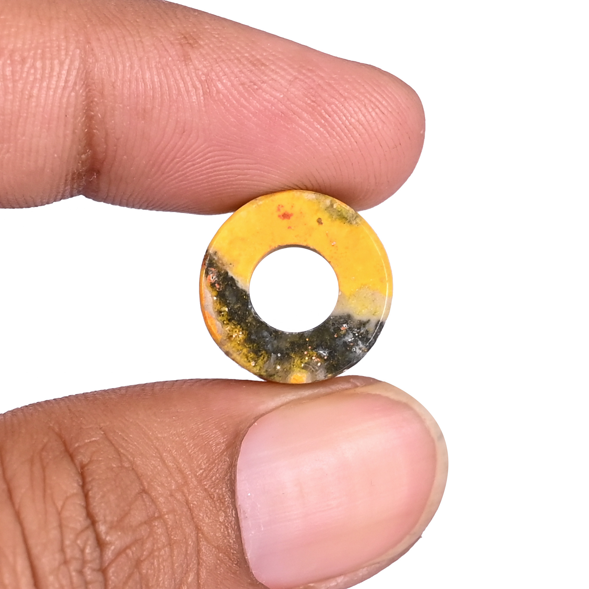 Bumble Bee Jasper Beads 14x8x65mm Natural Gemstone for Jewelry Making